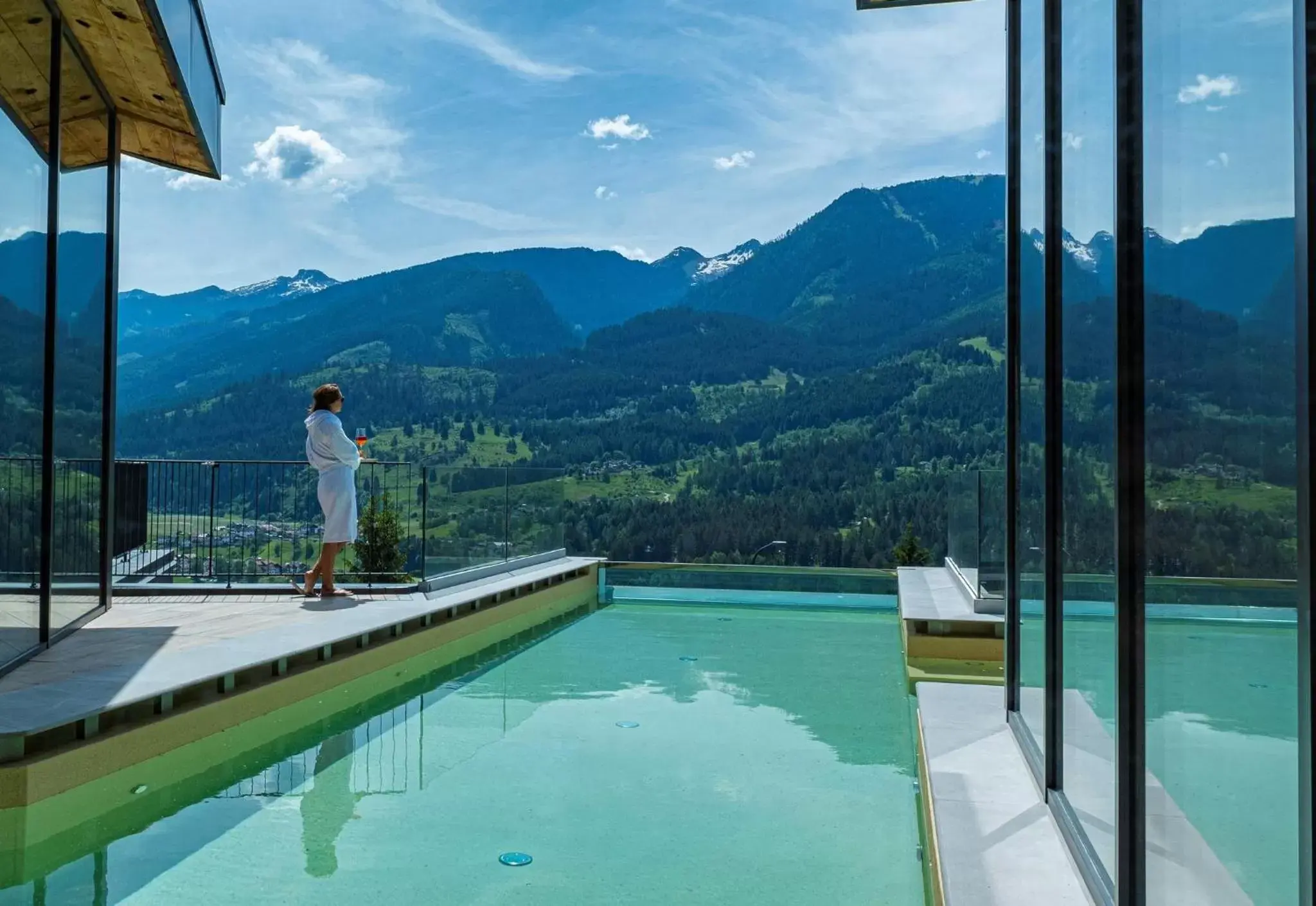 Pool view, Swimming Pool in La Roccia Wellness Hotel