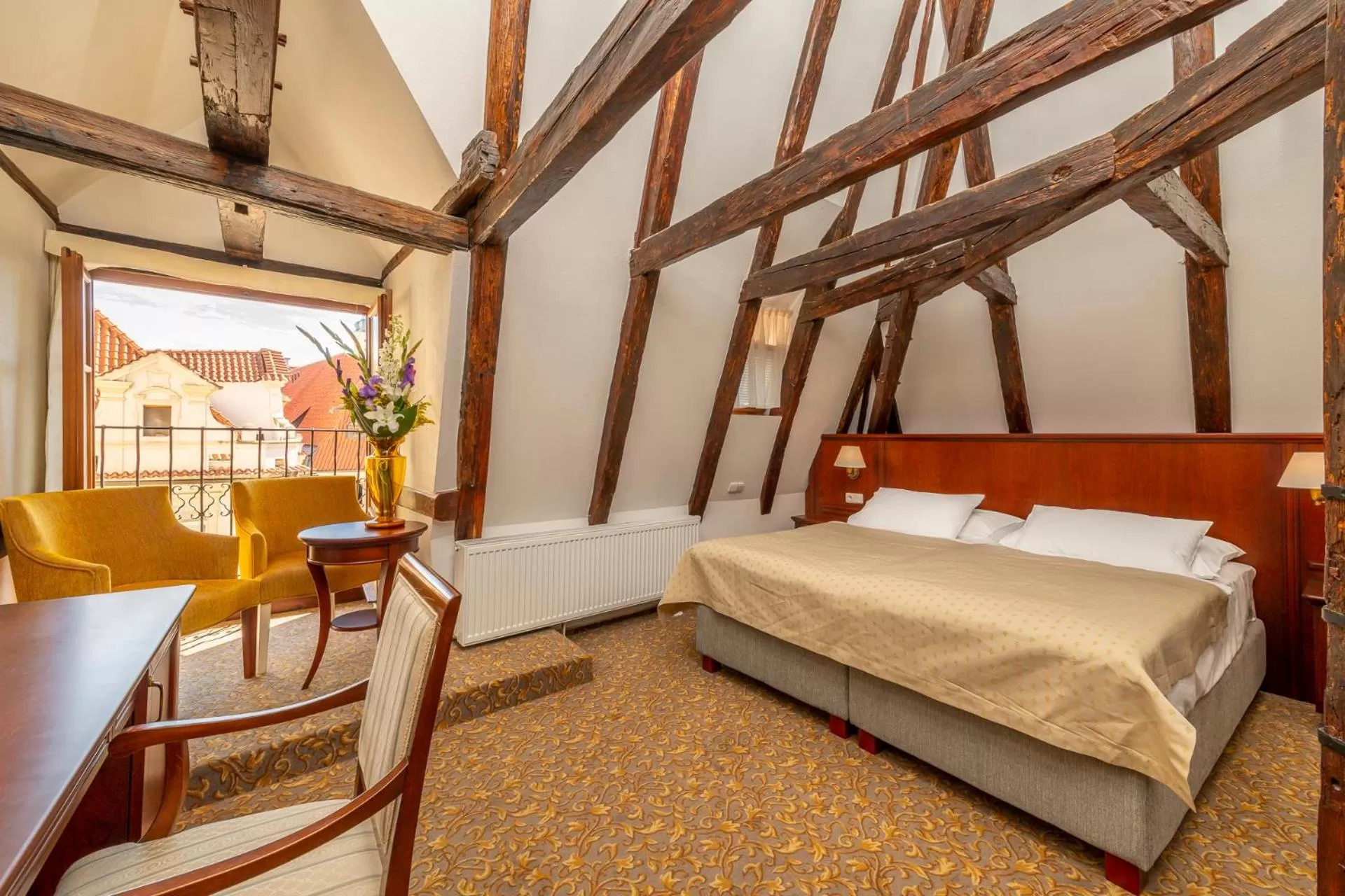 Photo of the whole room, Bed in Hotel Cerny Slon