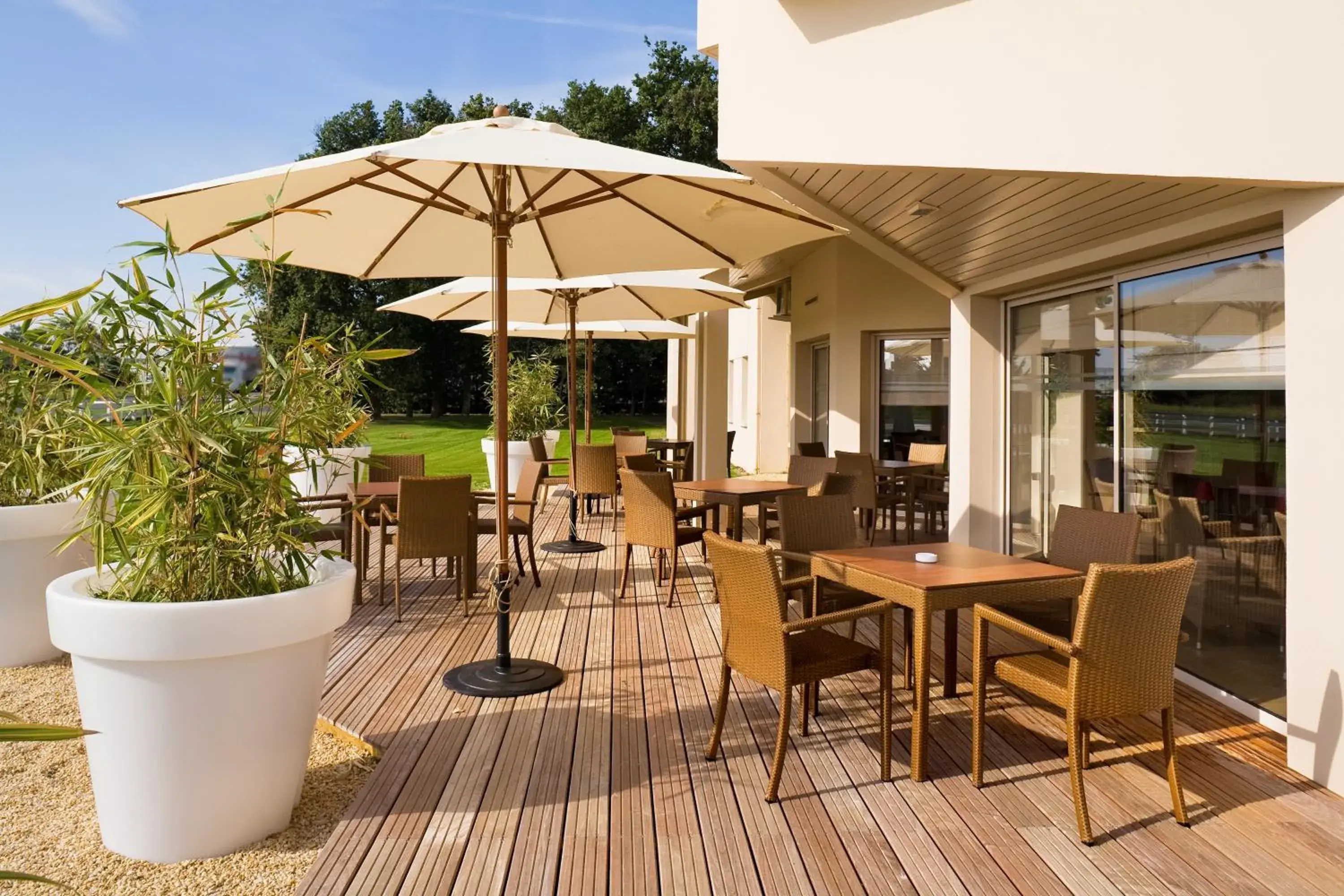 Balcony/Terrace in ibis Styles Cholet