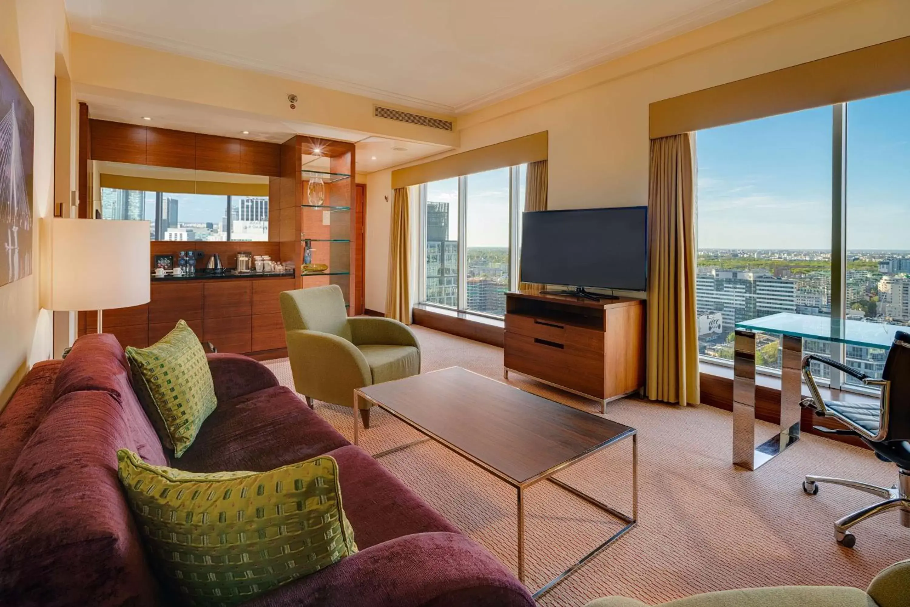 Bedroom, Seating Area in Hilton Warsaw City Hotel