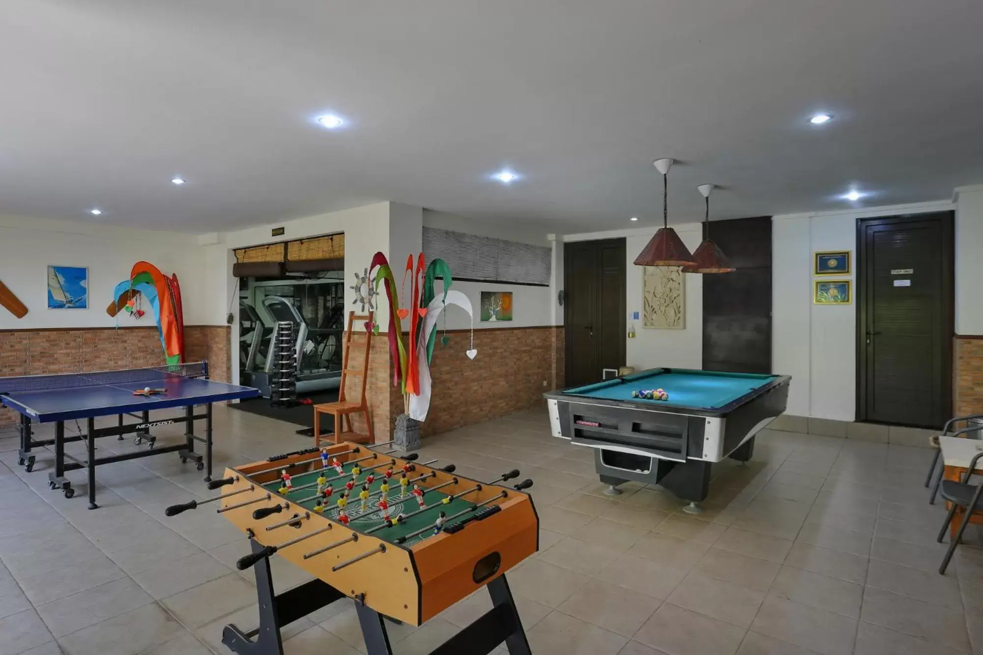 Game Room, Billiards in Manzelejepun Luxury Villa & Pavilion