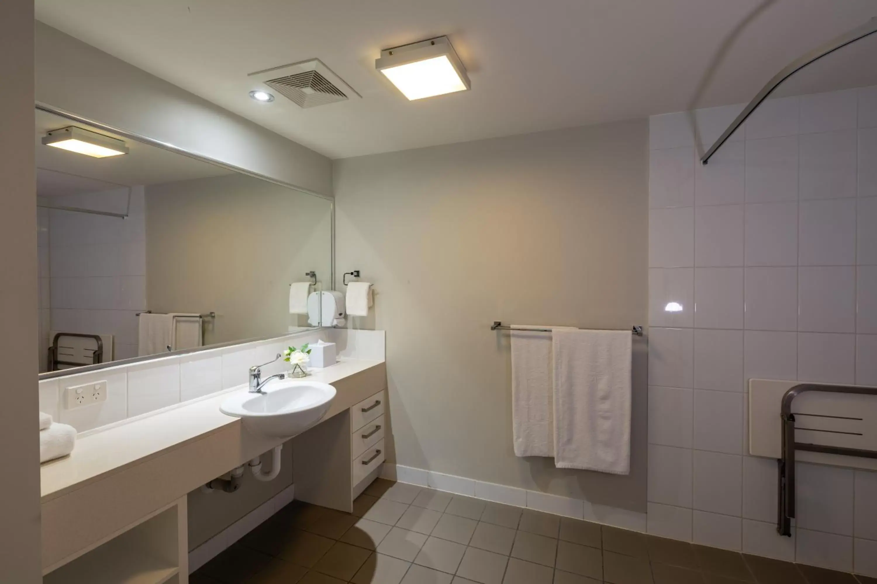 Shower, Bathroom in Essence Apartments Chermside