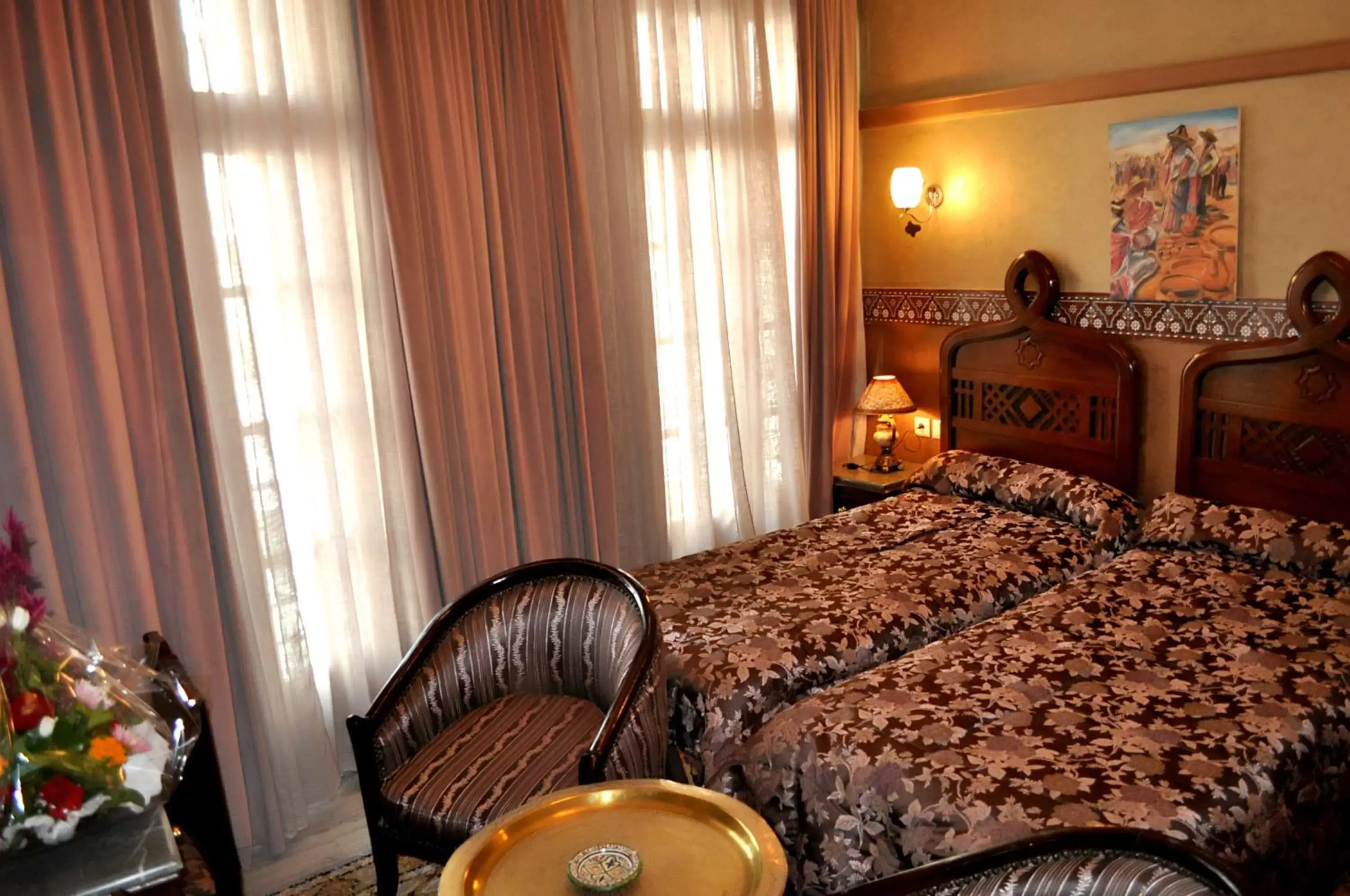 Bed in Hôtel Transatlantique Bed in Hôtel Transatlantique