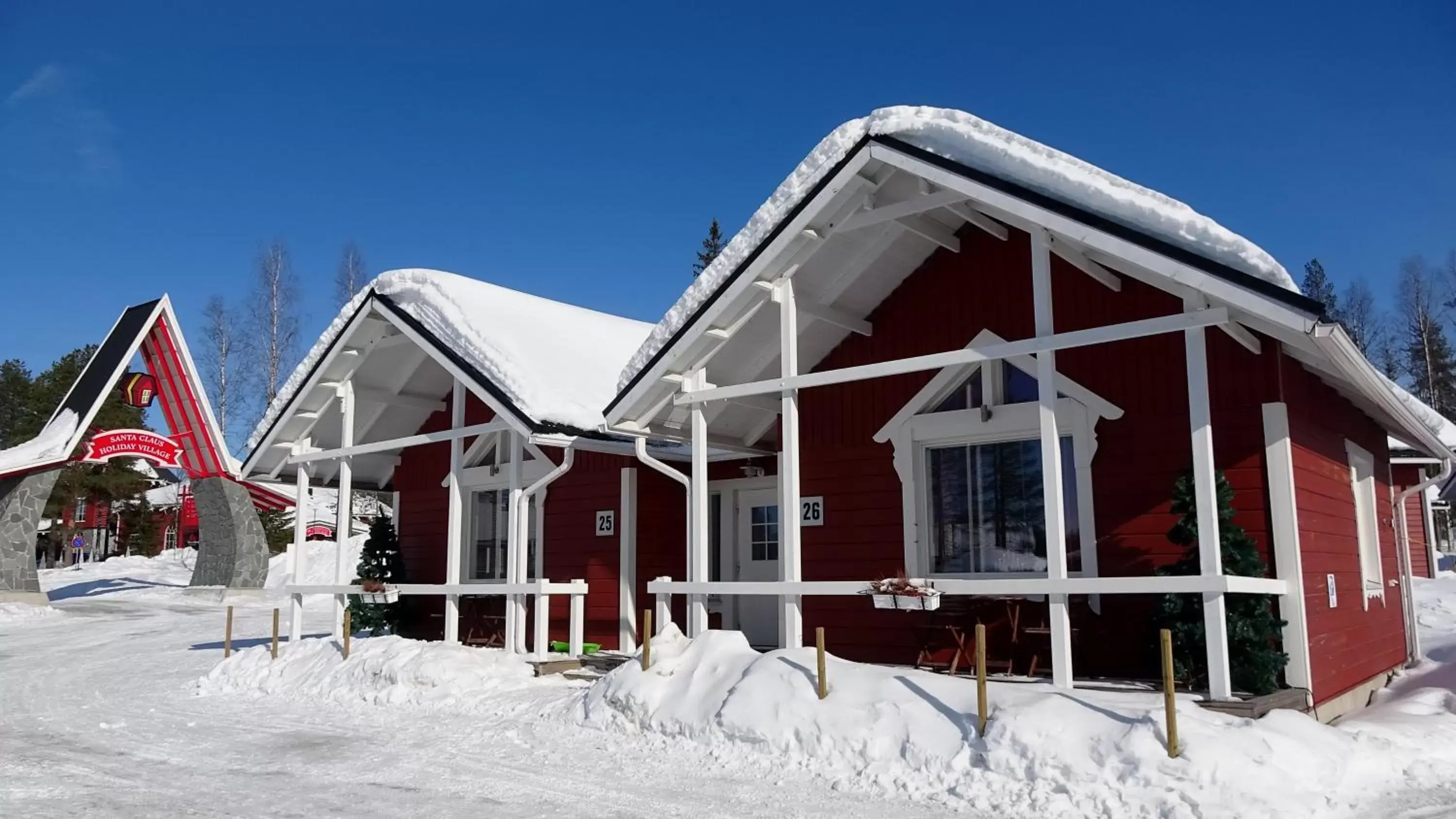 Property building, Winter in Santa Claus Holiday Village