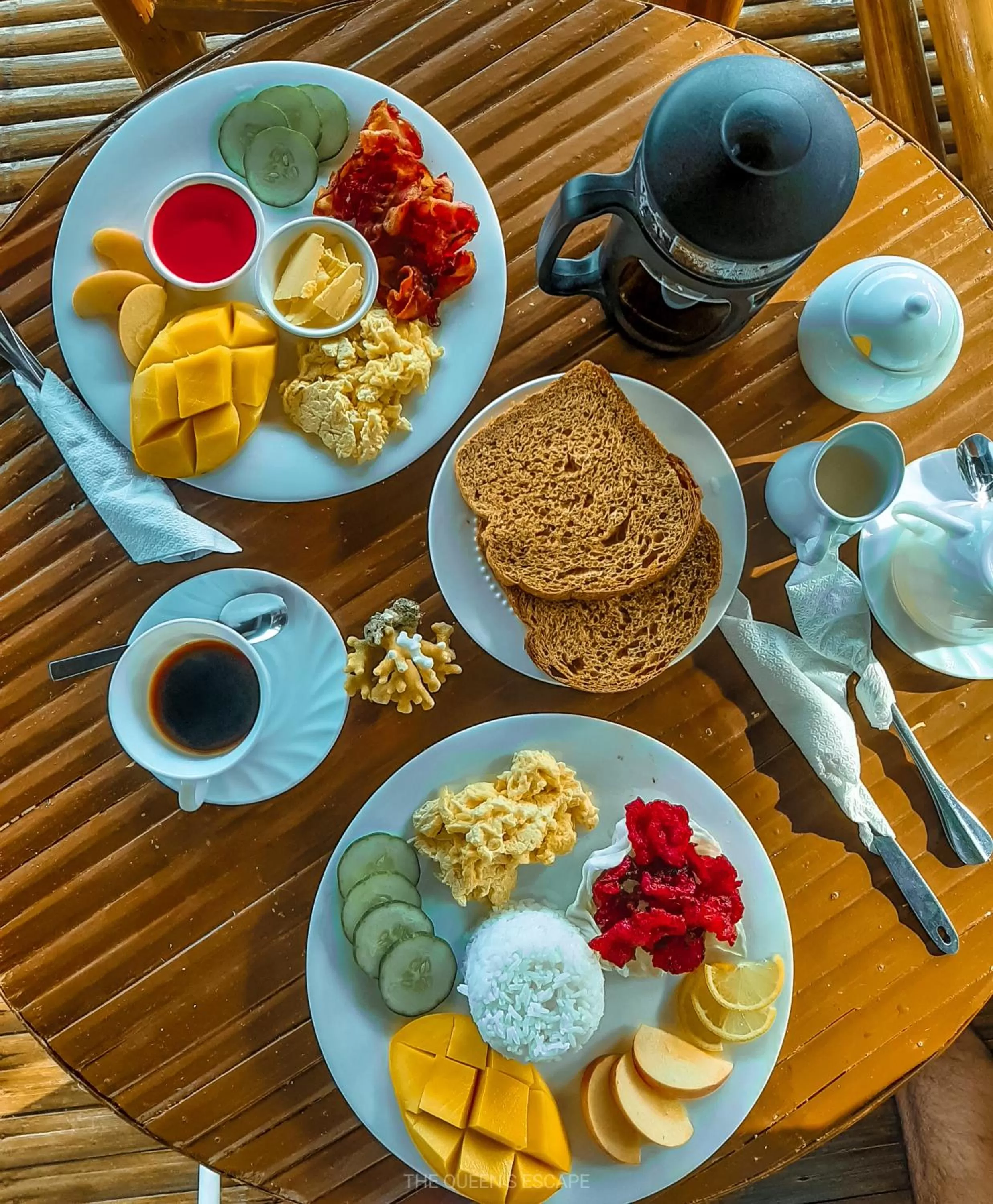 Continental breakfast in Bintana sa Paraiso Binunsaran