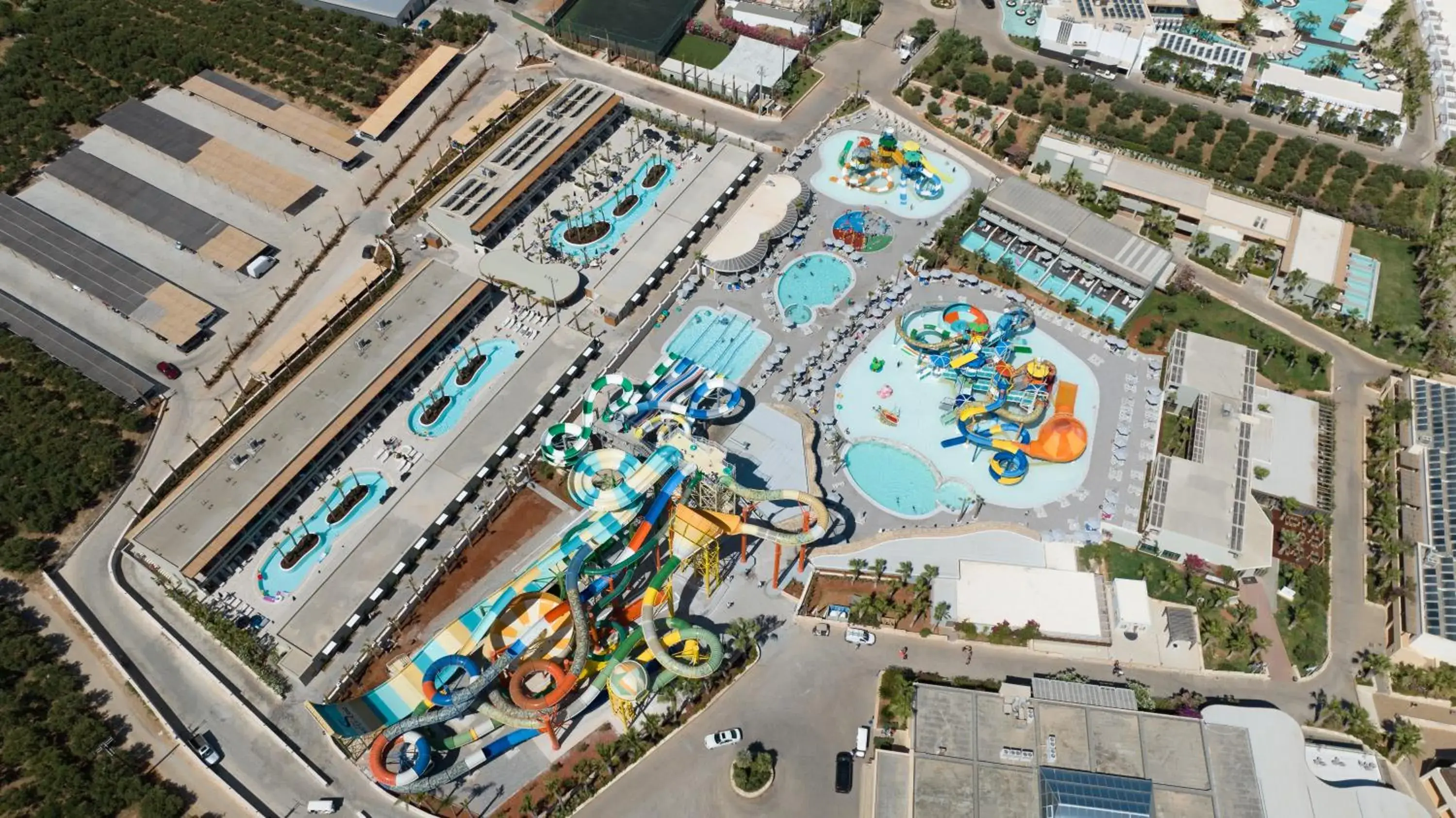 Aqua park, Bird's-eye View in Stella Palace Resort & Spa