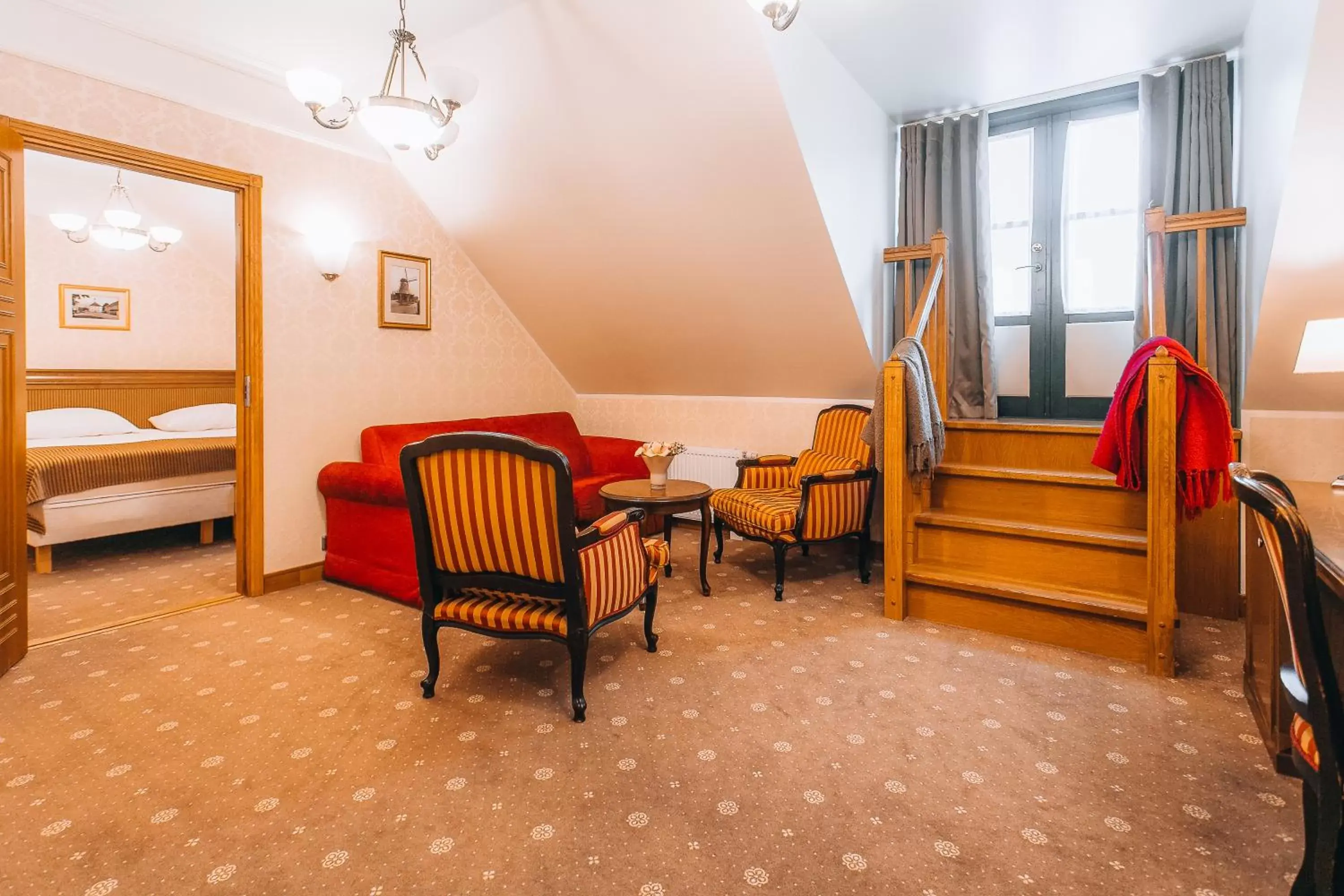 Bed, Seating Area in Arensburg Boutique Hotel & Spa