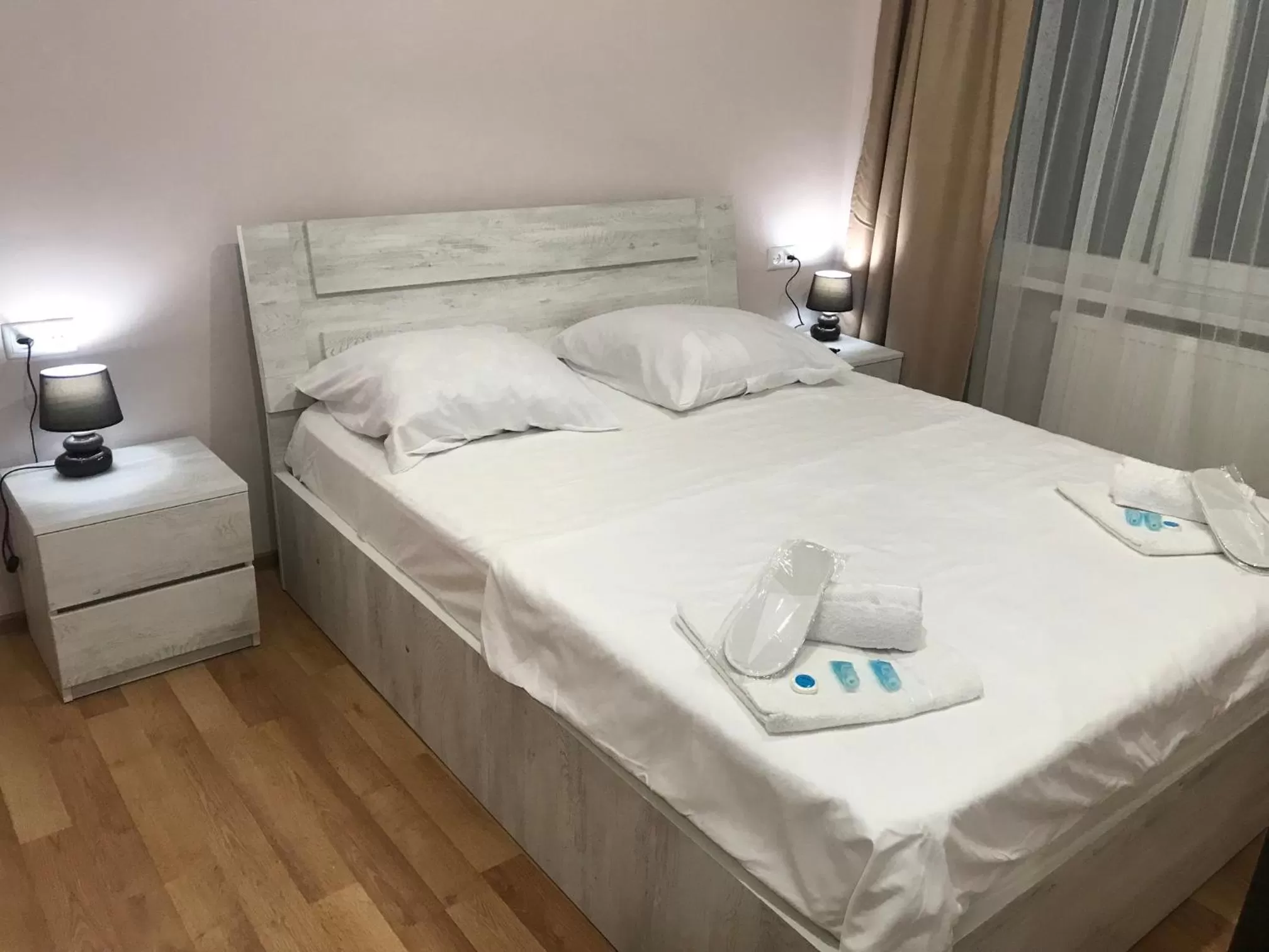 Bed in Hotel Caucasus