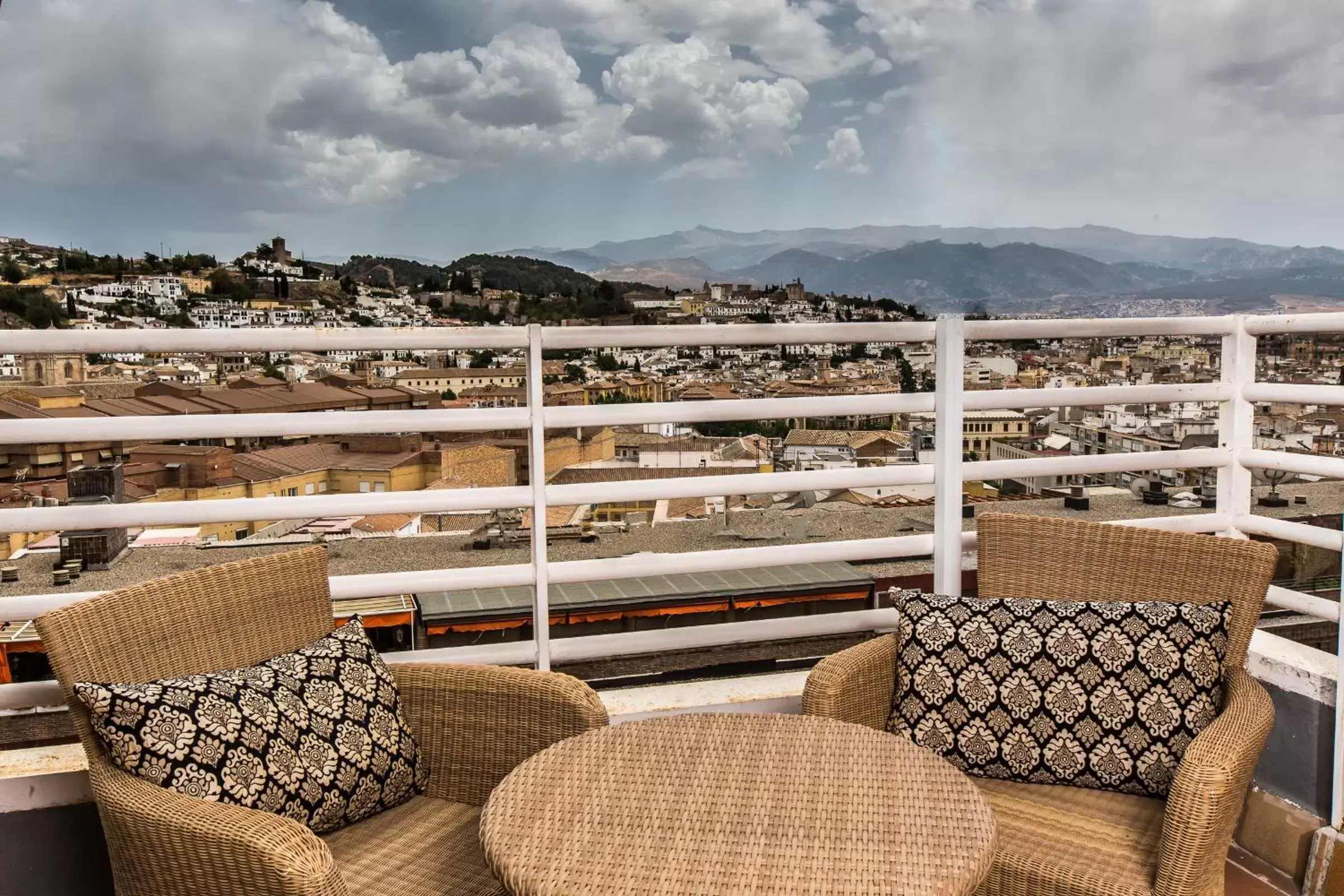 Landmark view, Balcony/Terrace in Leonardo Hotel Granada