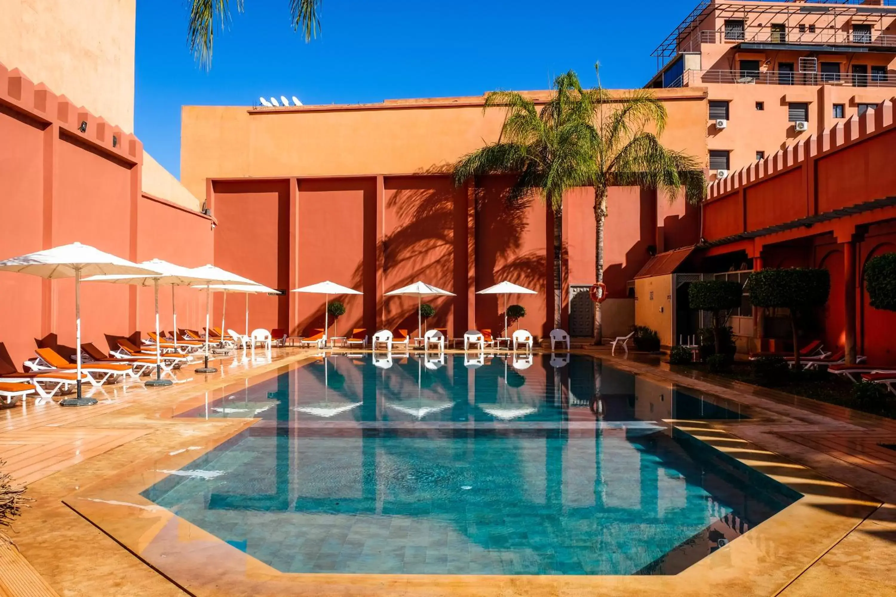 Swimming pool in Diwane Hotel & Spa Marrakech
