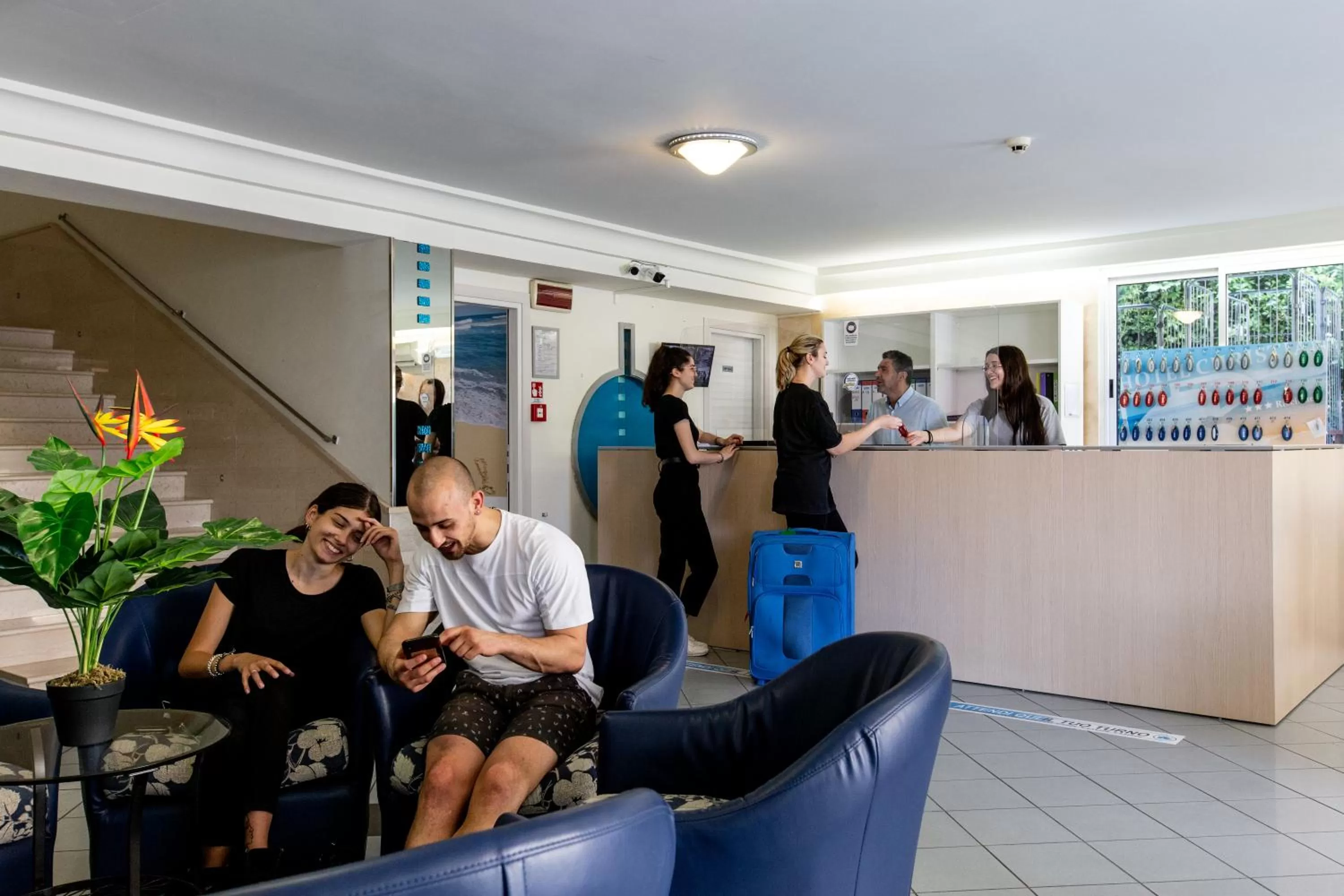 Lobby or reception in Hotel Christian Ideale Per Famiglie