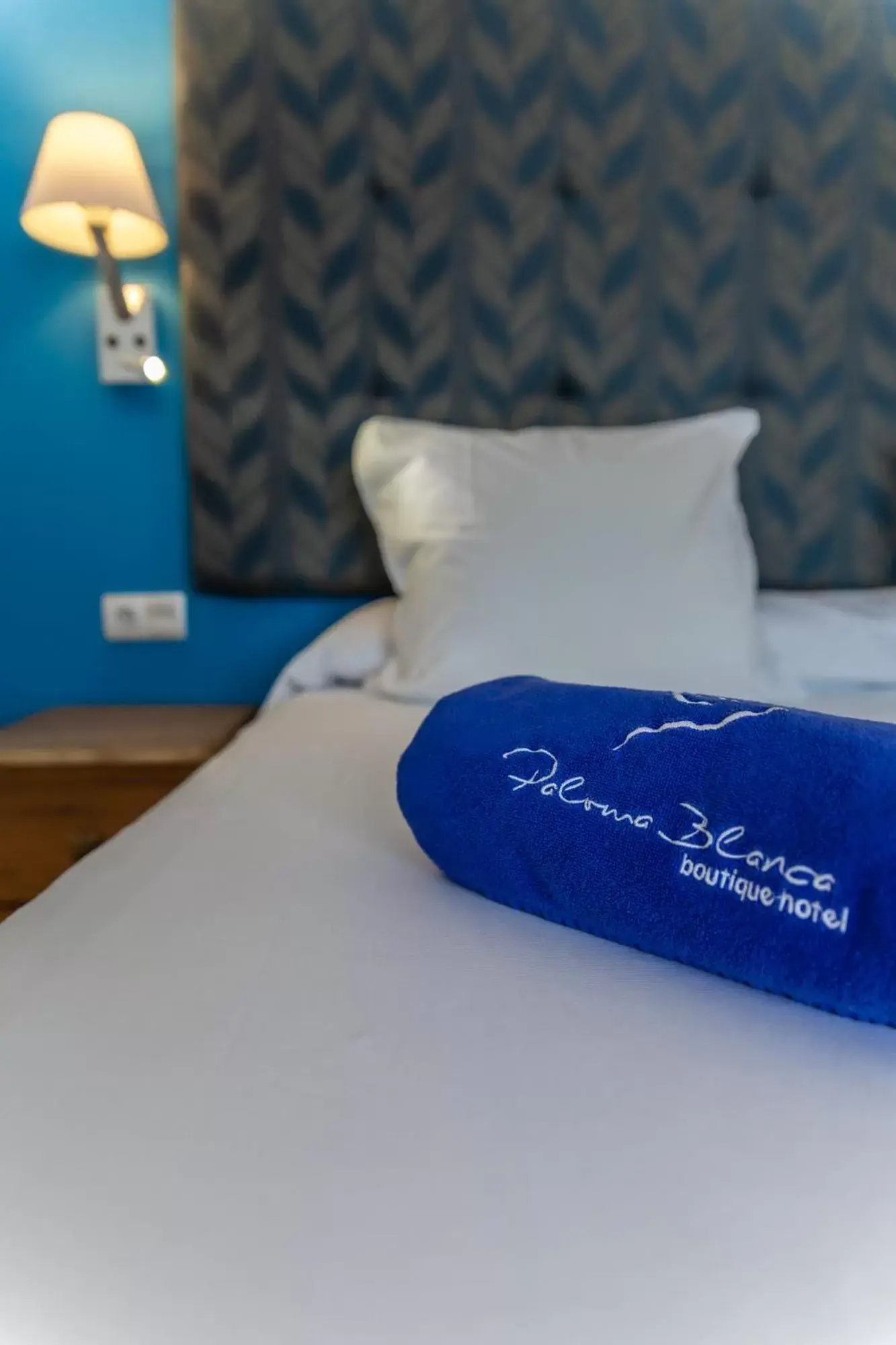 Bed in Paloma Blanca Boutique Hotel- Adults Recommended