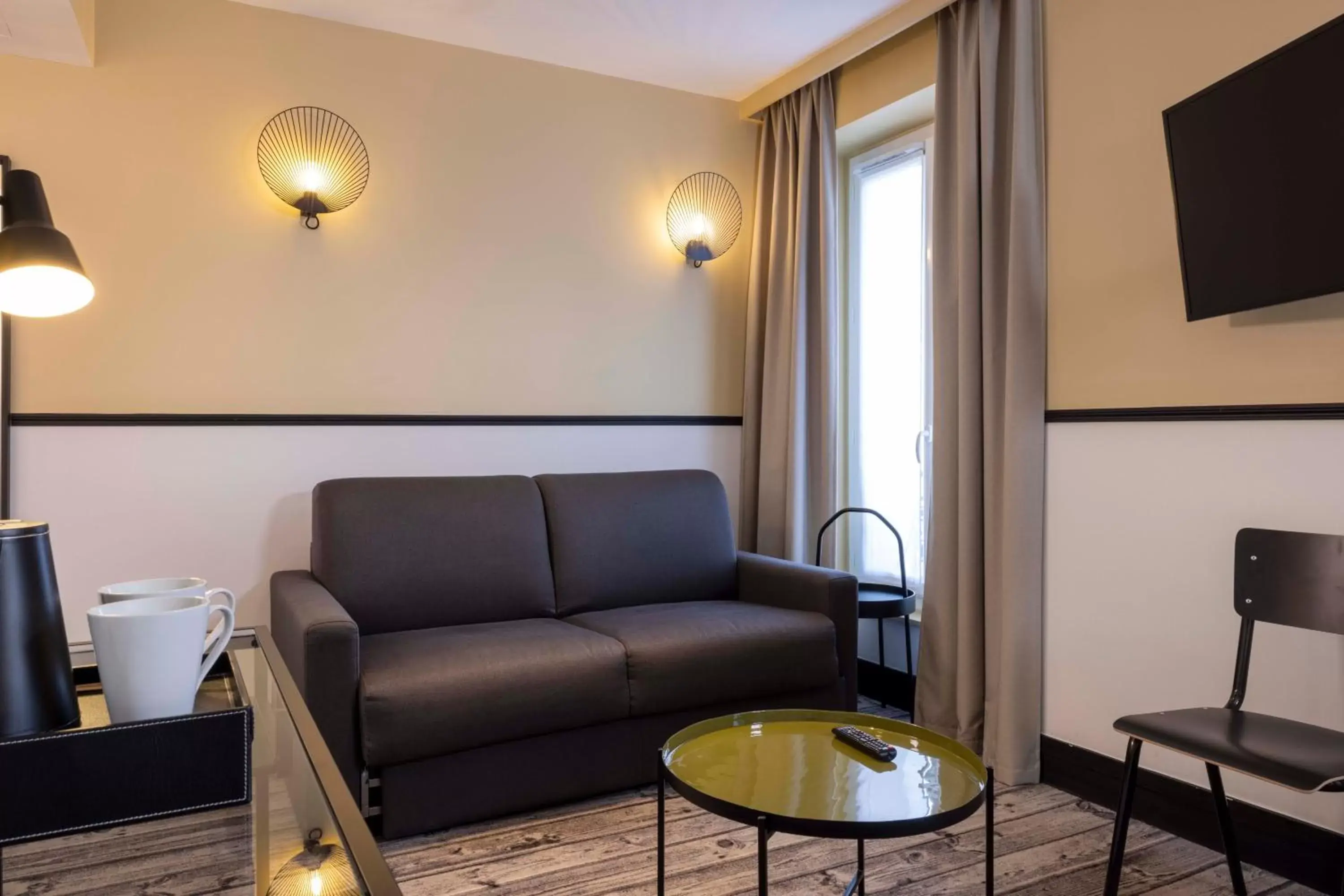 Bedroom, Seating Area in Hotel de l'Aqueduc