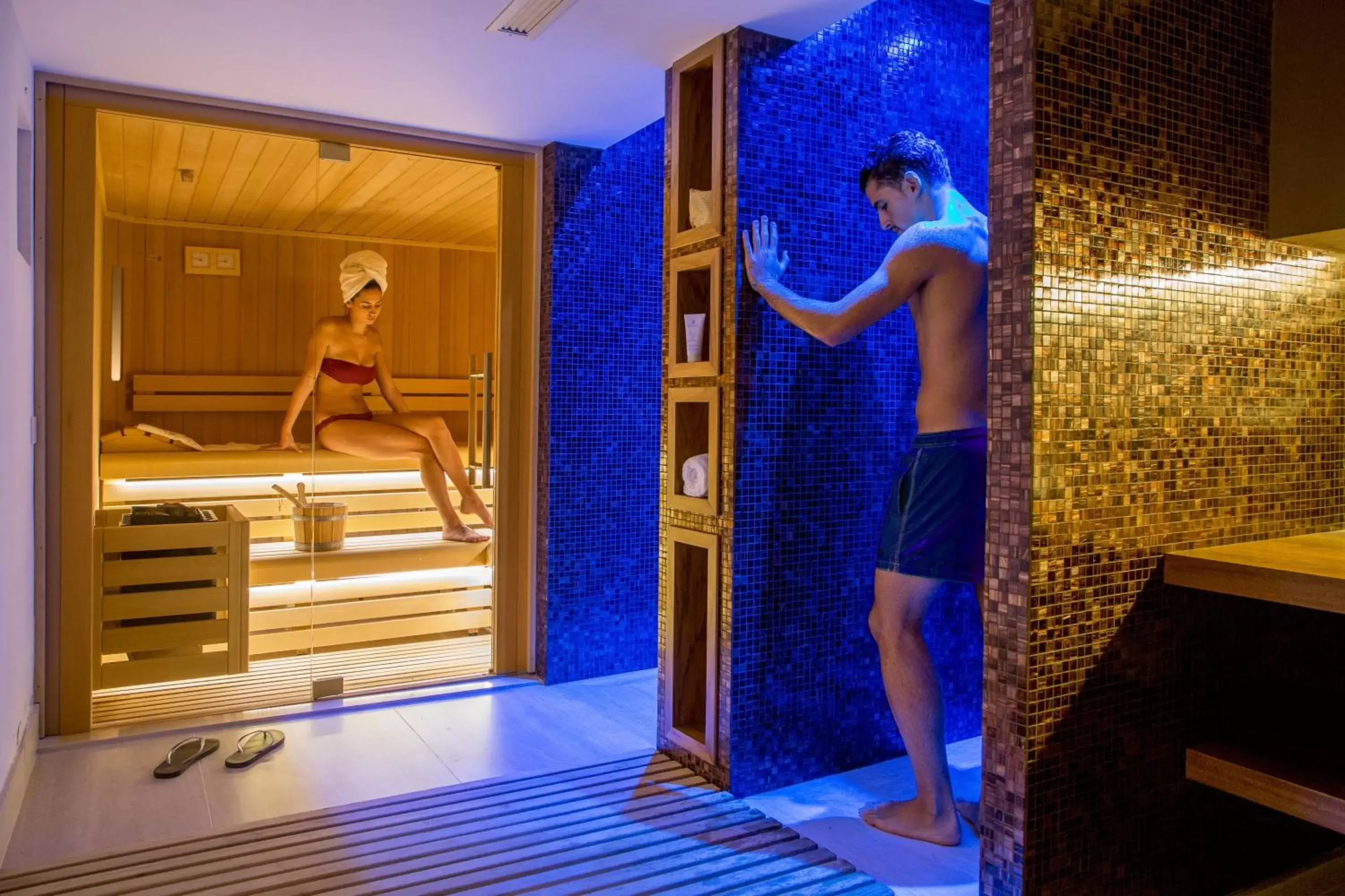 Sauna, Bathroom in Best Western Plus Hotel Spring House