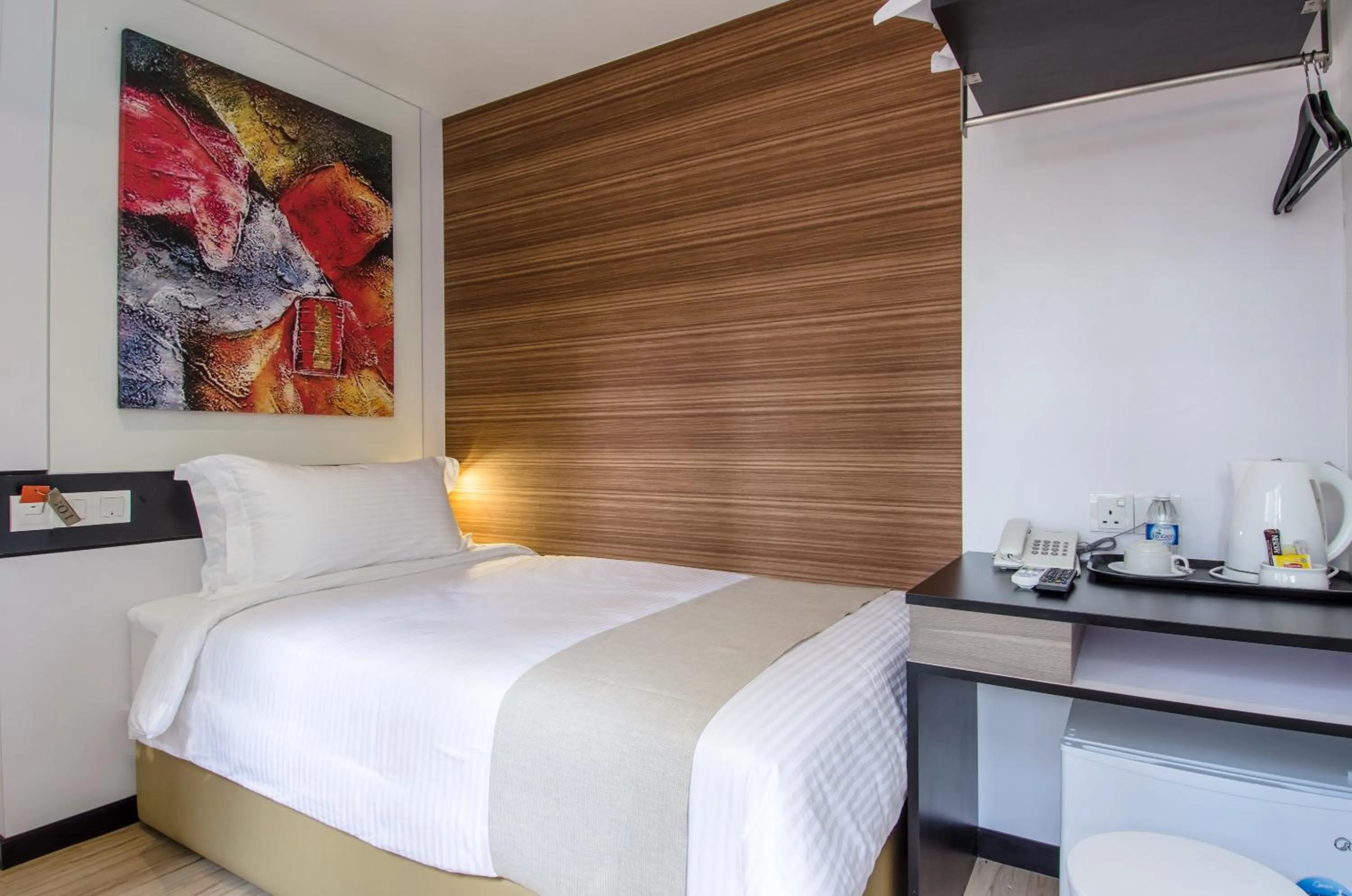 Bed in 12FLY Hotel Kuala Lumpur