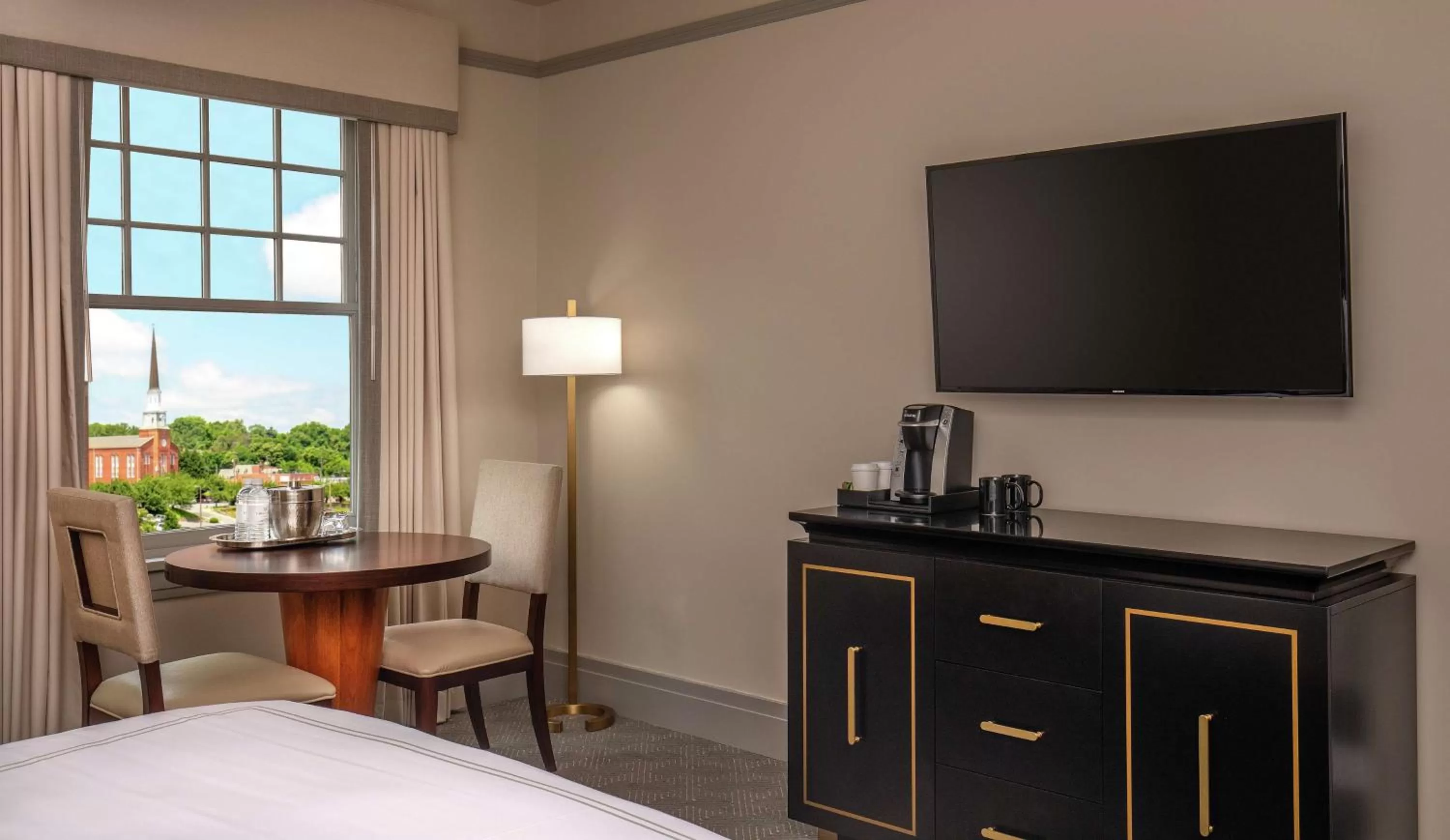 Living room, Bed in The Virginian Lynchburg, Curio Collection By Hilton