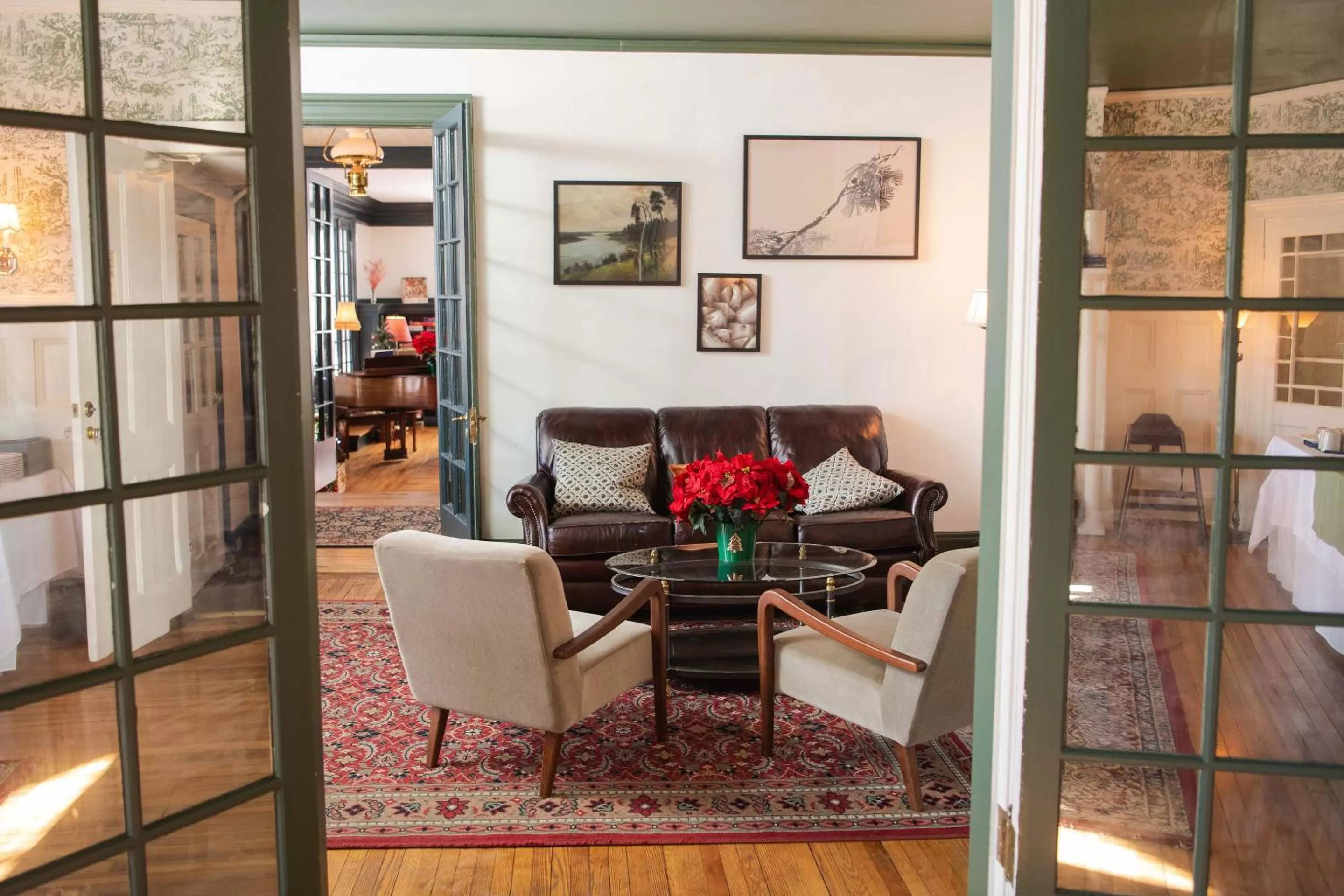 Seating area in The Dewey by The Lenox Collection