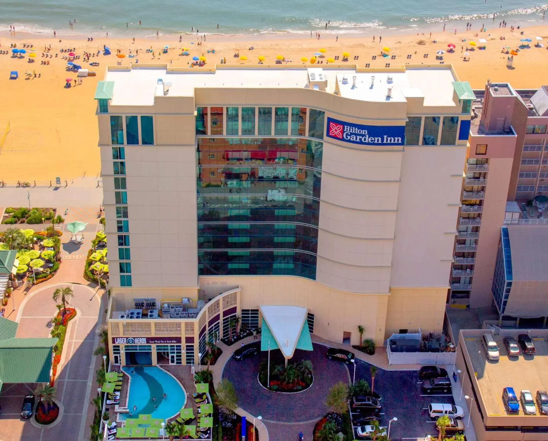 Property building, Bird's-eye View in Hilton Garden Inn Virginia Beach Oceanfront