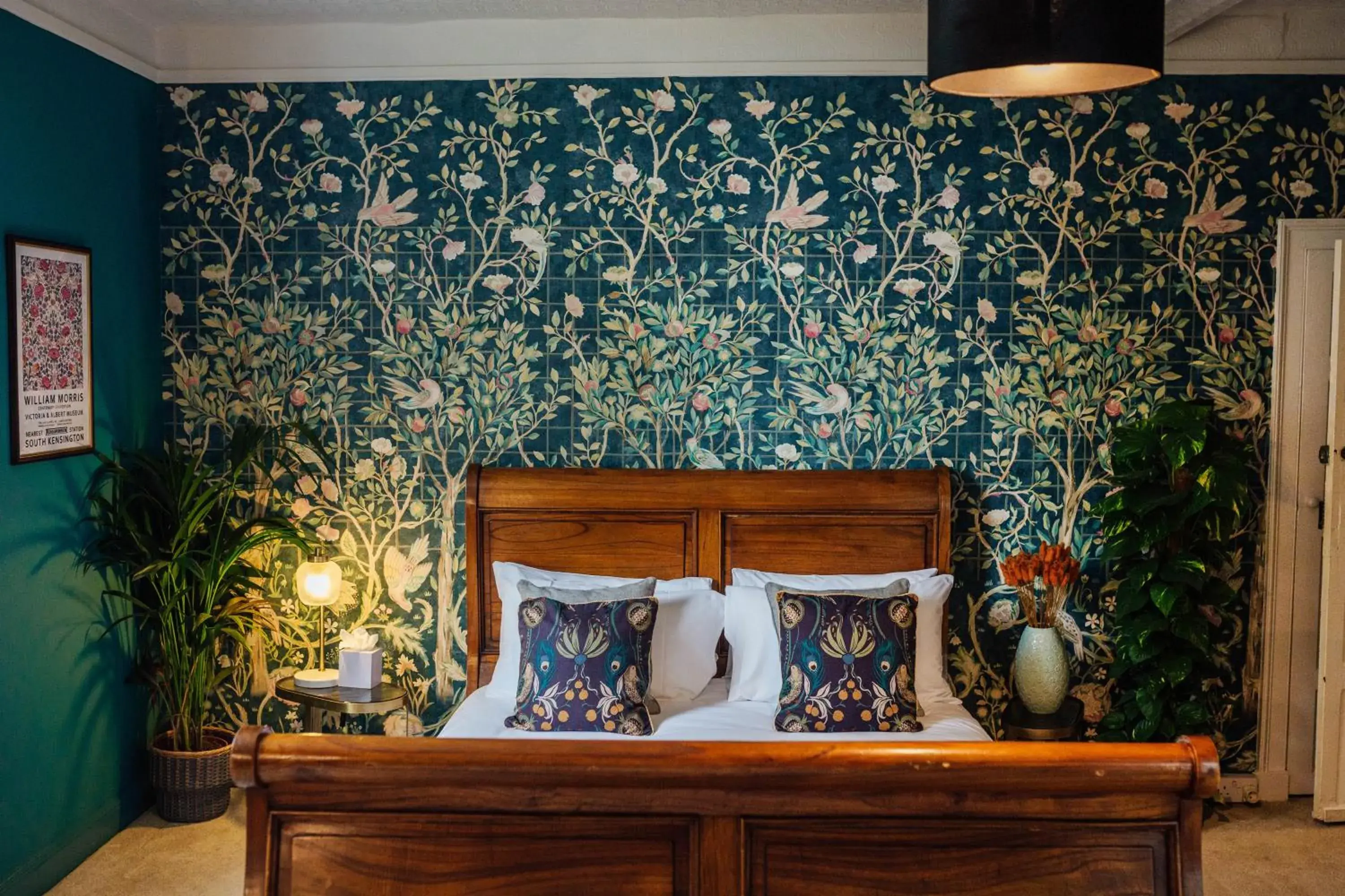 Bed in Old Rectory House & Orangery Rooms