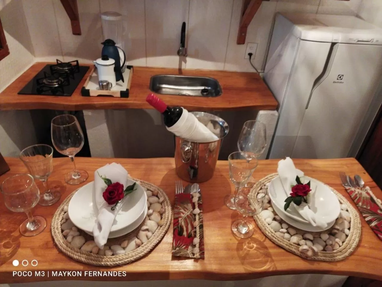 Kitchen or kitchenette in Chalé Palhano Beach