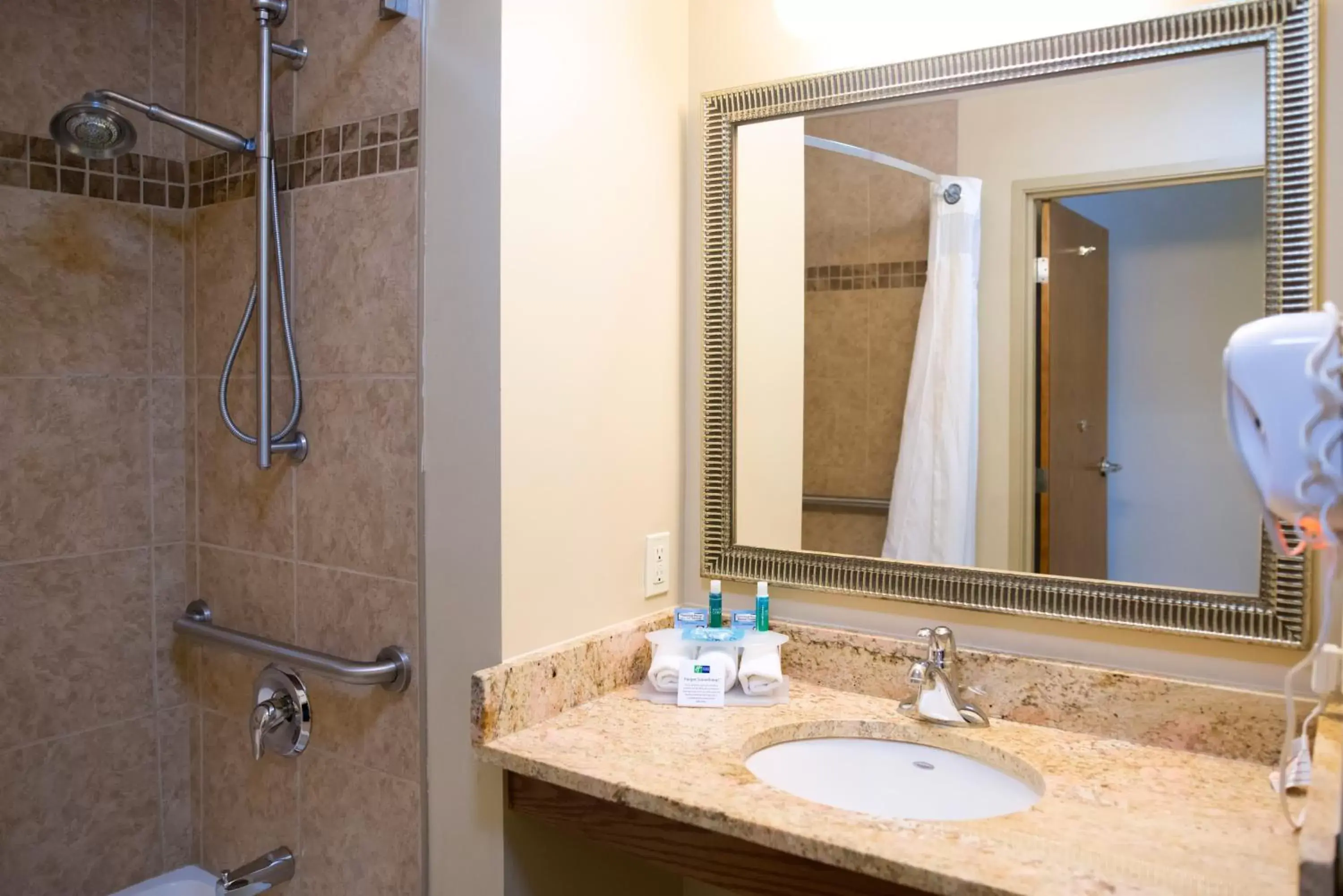 Bathroom in Holiday Inn Express Devils Lake, an IHG Hotel