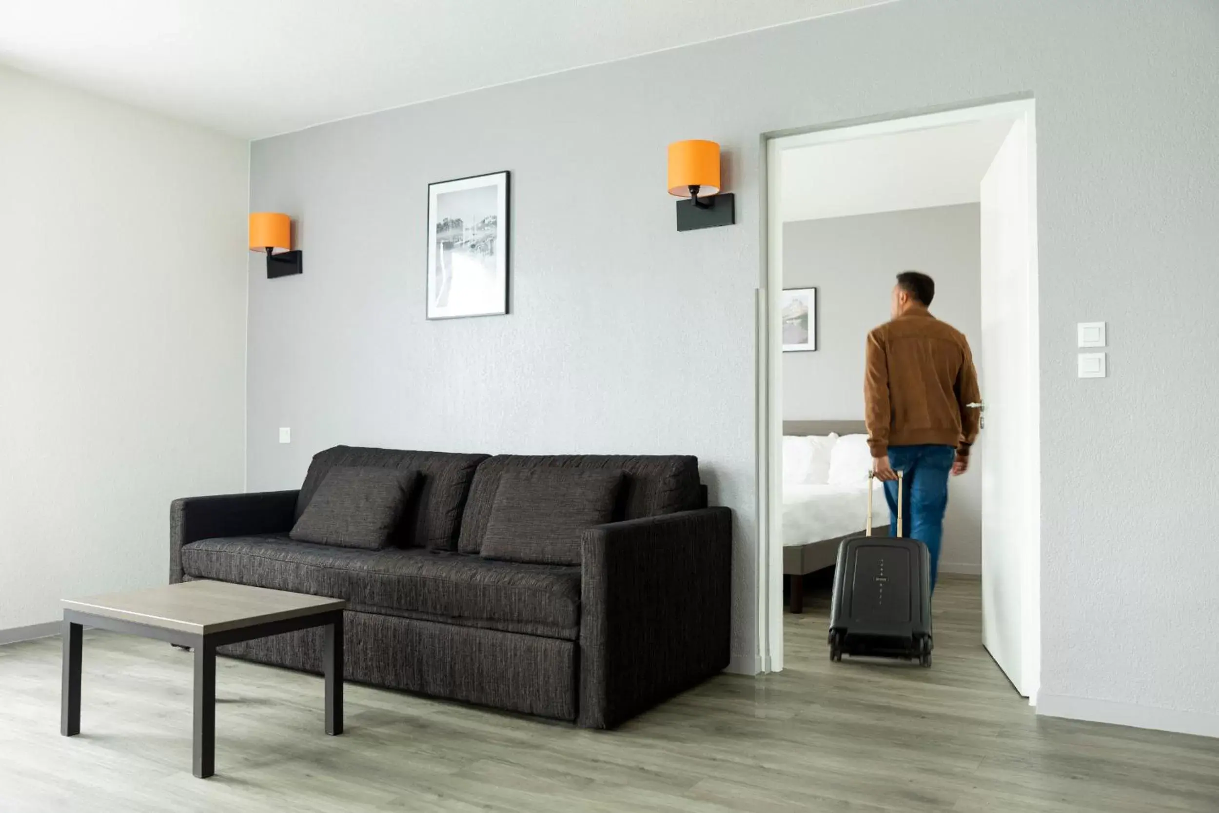 Living room in Aparthotel Adagio Access Orléans Living room in Aparthotel Adagio Access Orléans