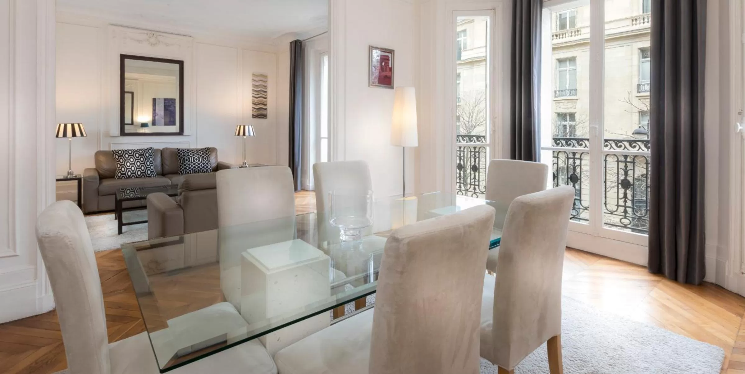 Living room in Résidence Charles Floquet