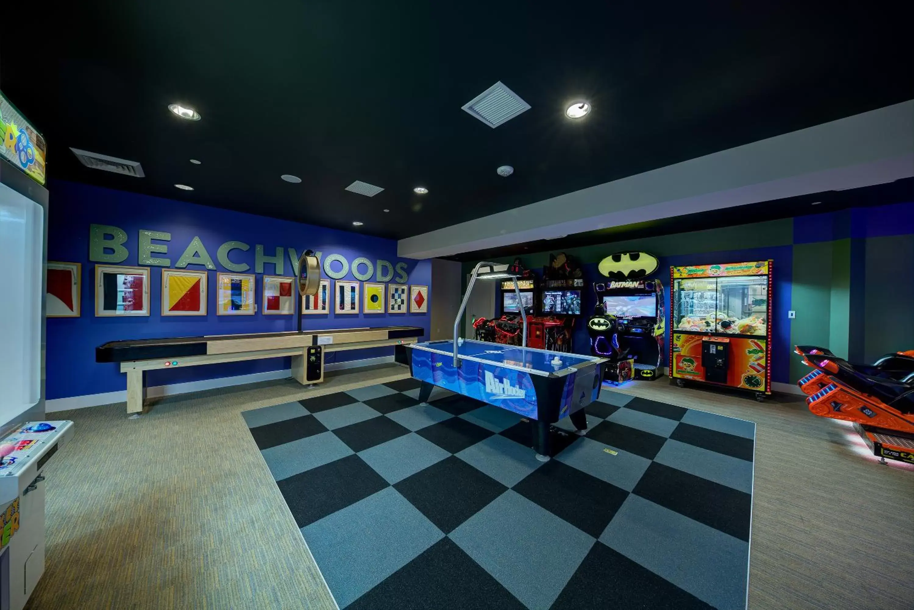 Game Room in Beachwoods Resort