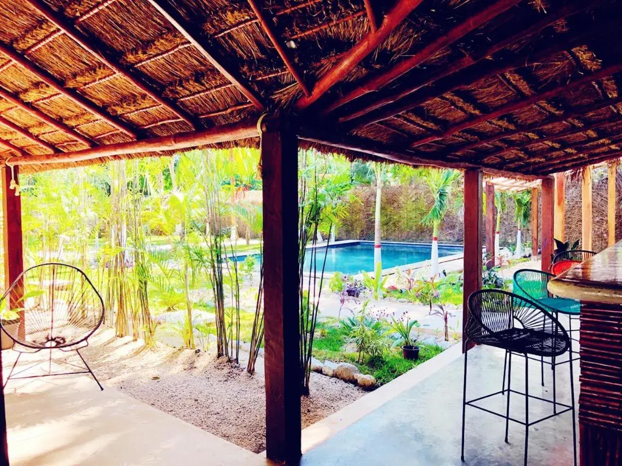 Swimming pool in Tierra maya Hotel & Sanctuary