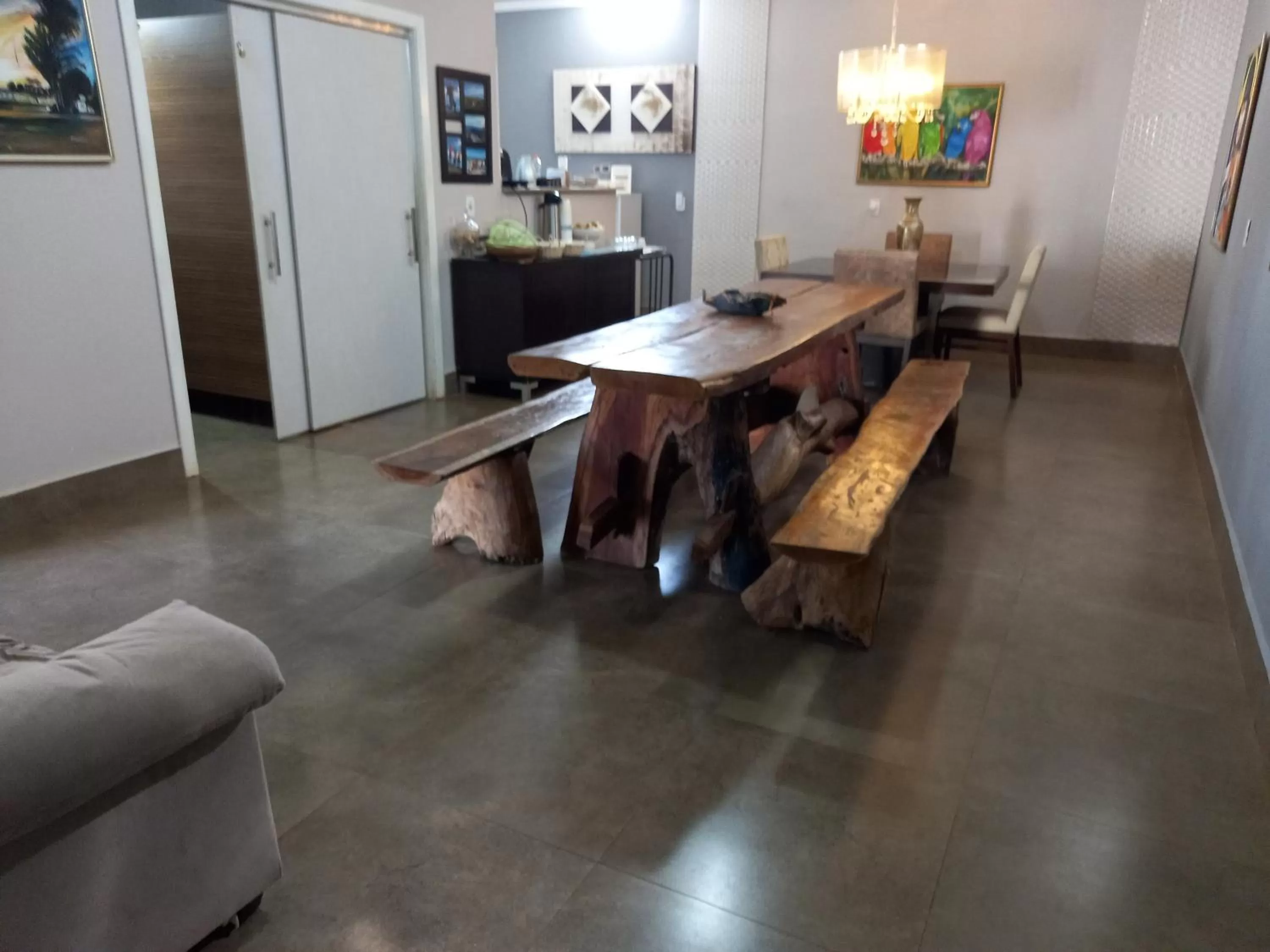 Living room, Dining Area in Pousada da Gi Suítes e Turismo