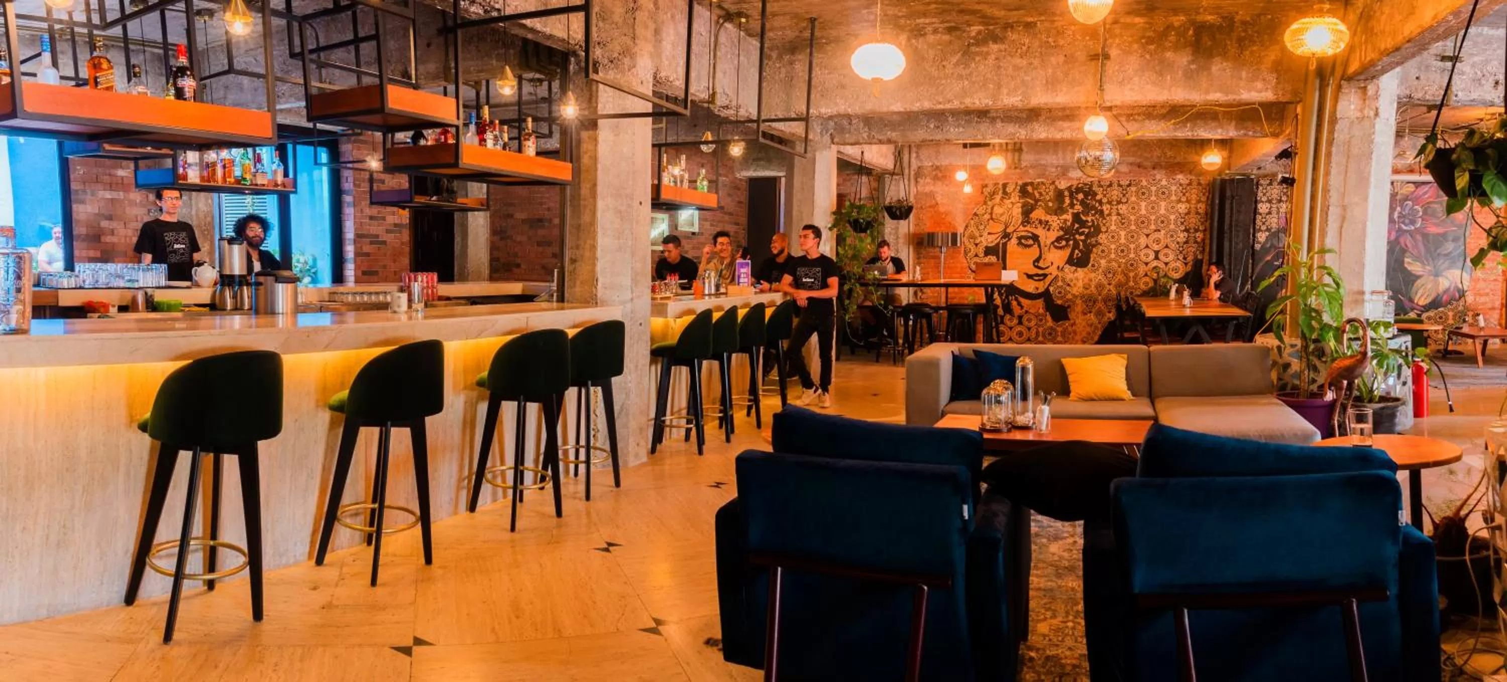 Lounge or bar, Lounge/Bar in Selina Mexico City Downtown