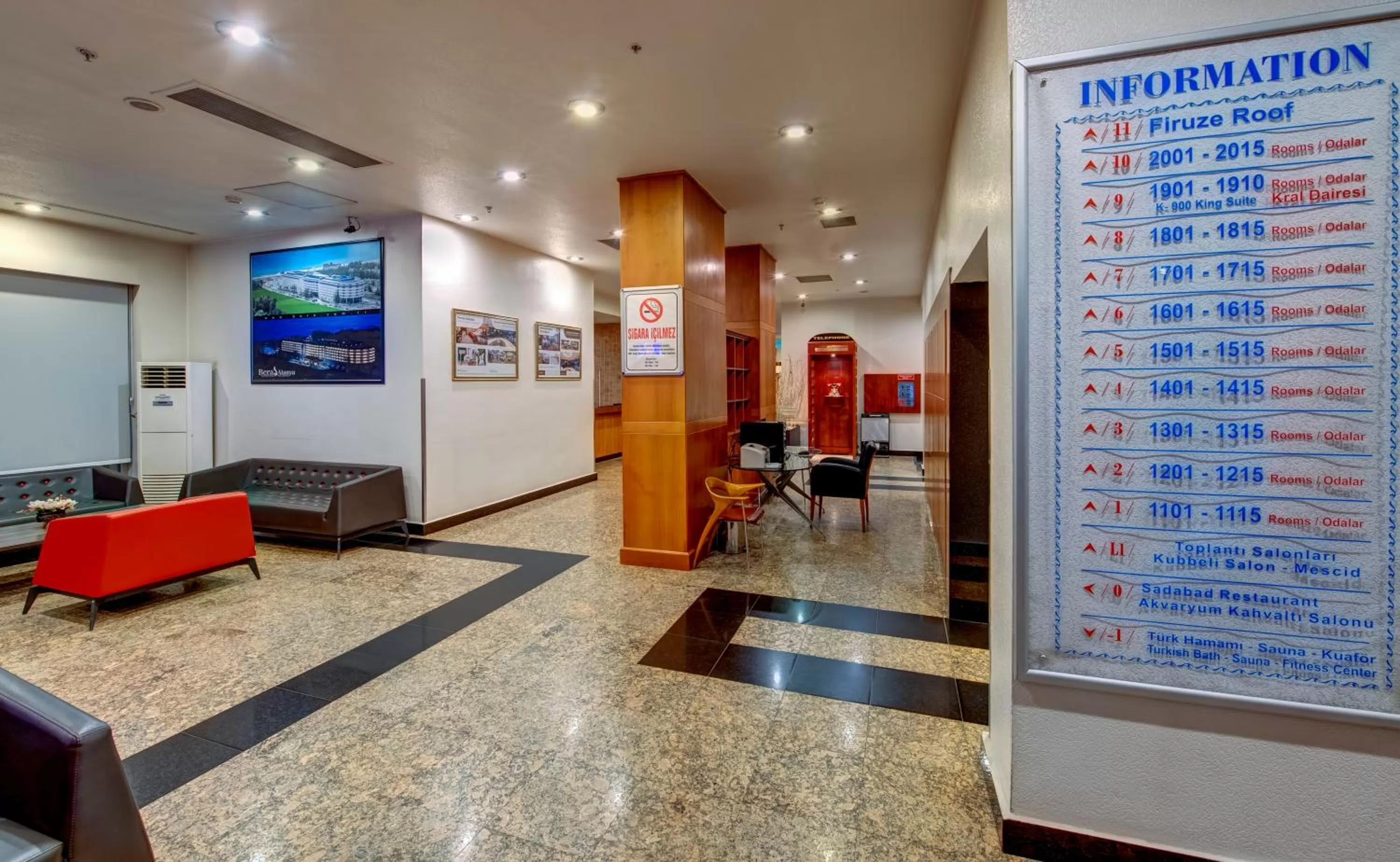 Communal lounge/ TV room in Bera Konya Hotel