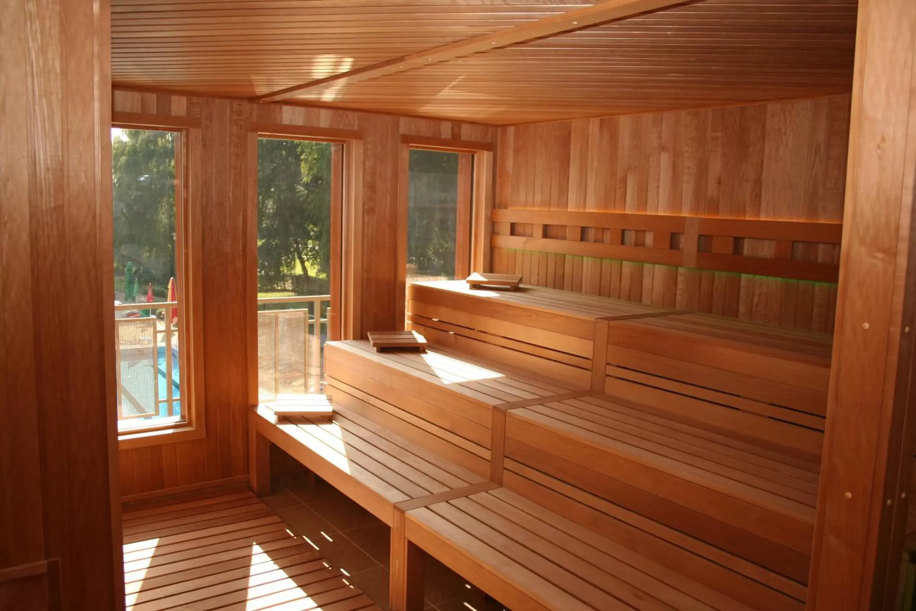 Sauna in Holiday Beach Budapest Wellness Hotel with Sauna Park