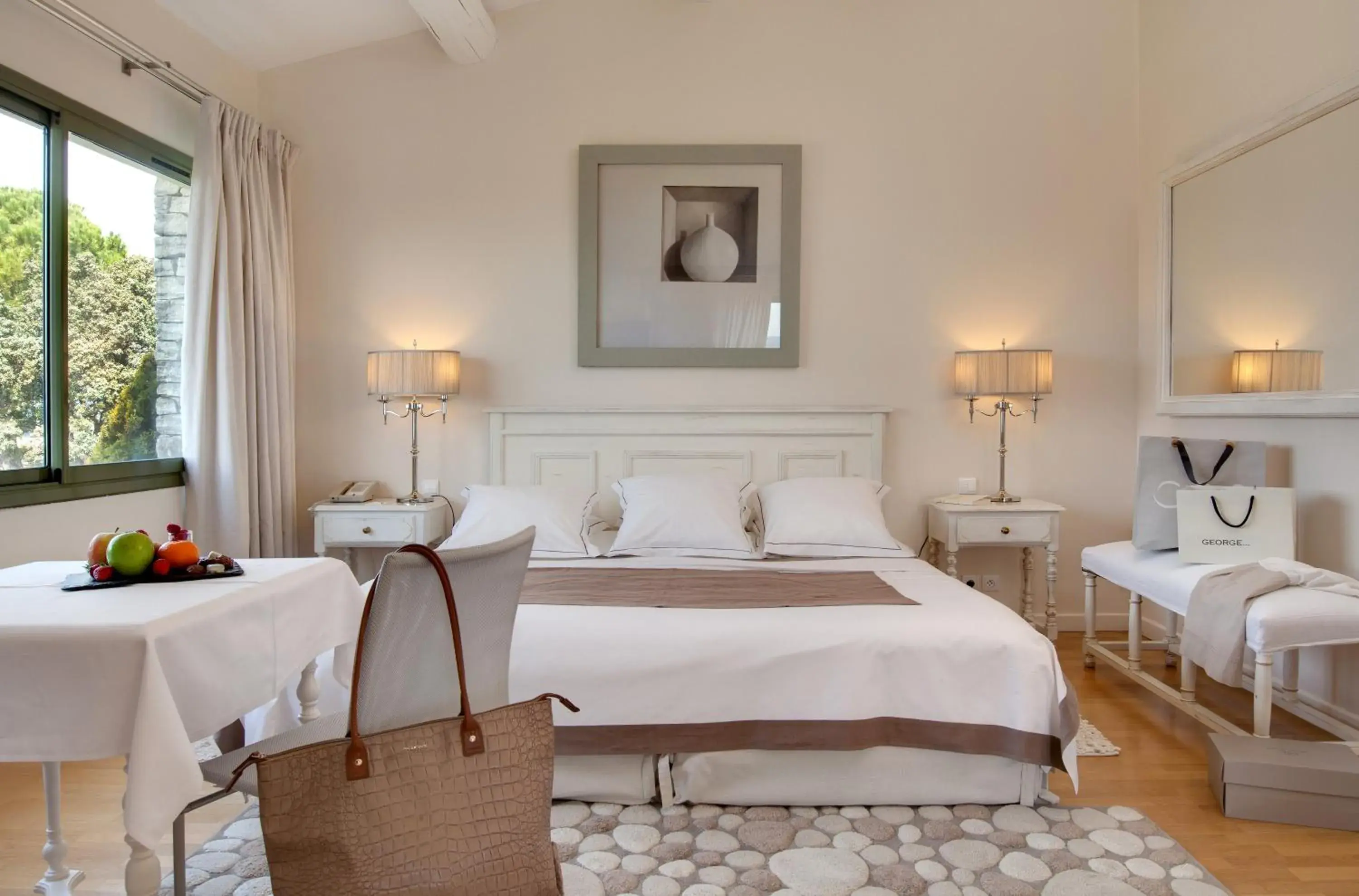 Bedroom, Bed in Hotel Les Bories & Spa