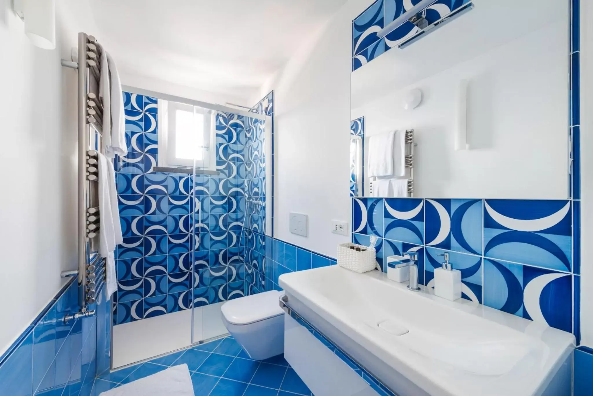 Shower, Bathroom in La Divina Amalfi Coast