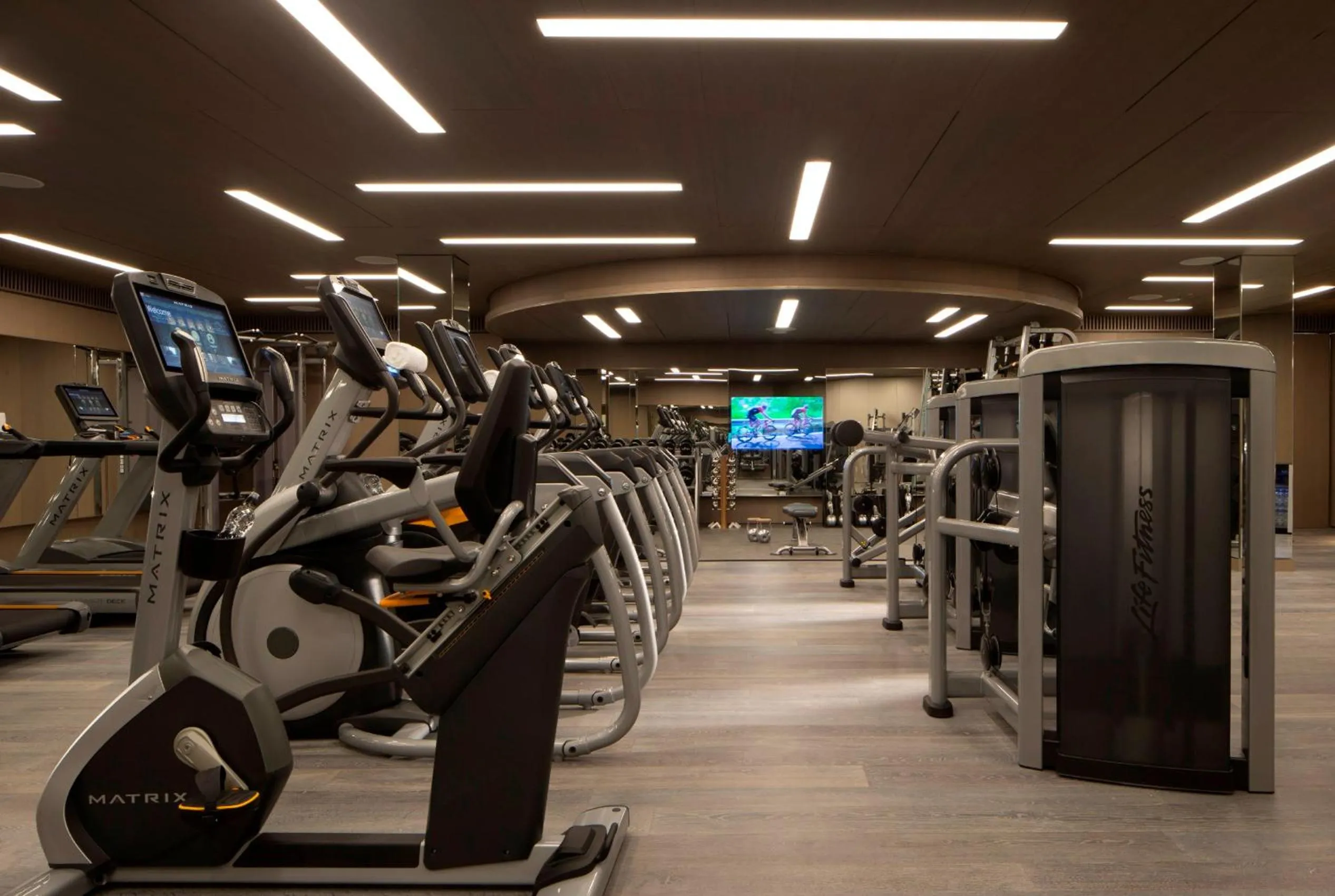 Fitness centre/facilities in Four Seasons Hotel London at Tower Bridge