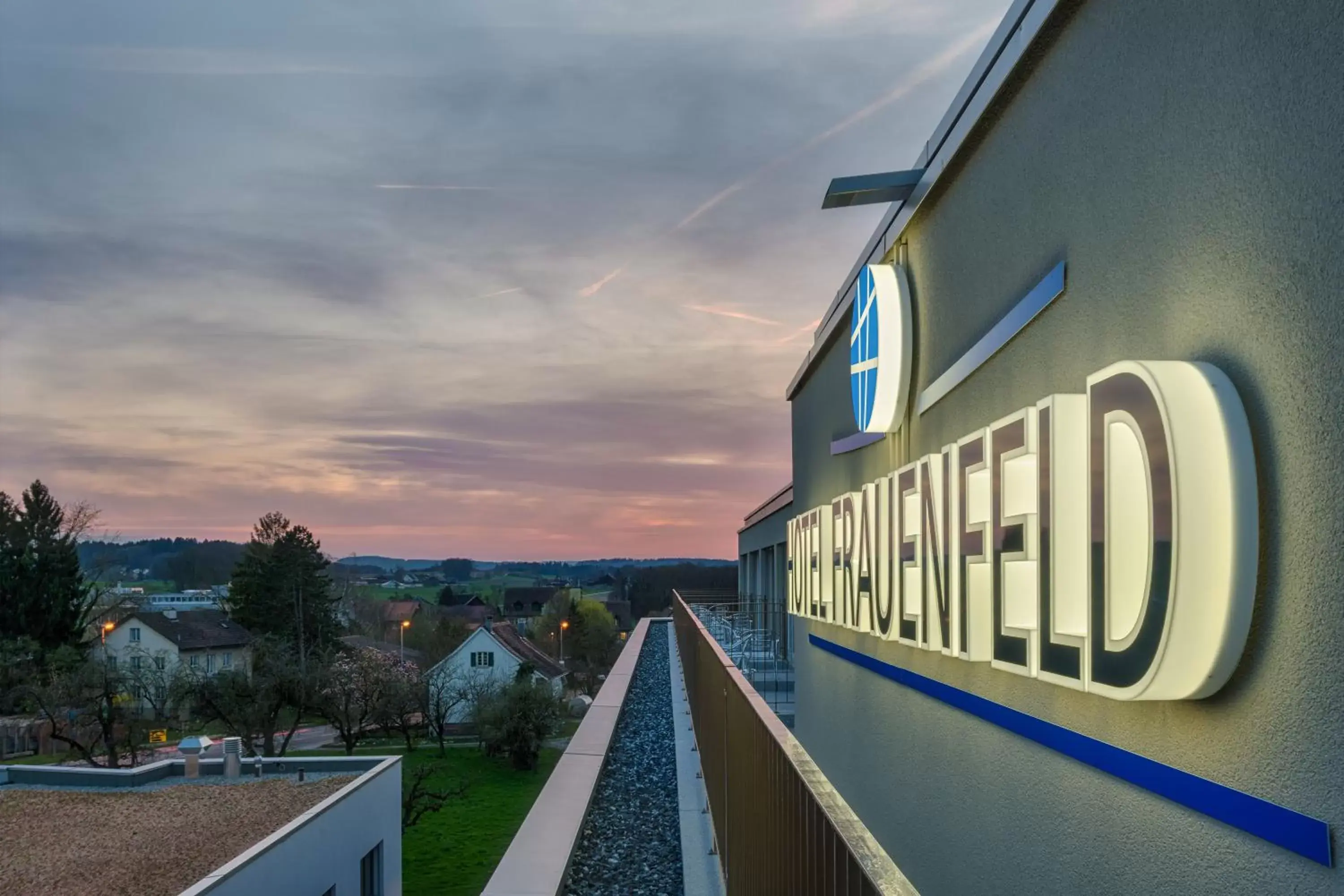 Street view, Balcony/Terrace in Hotel Frauenfeld