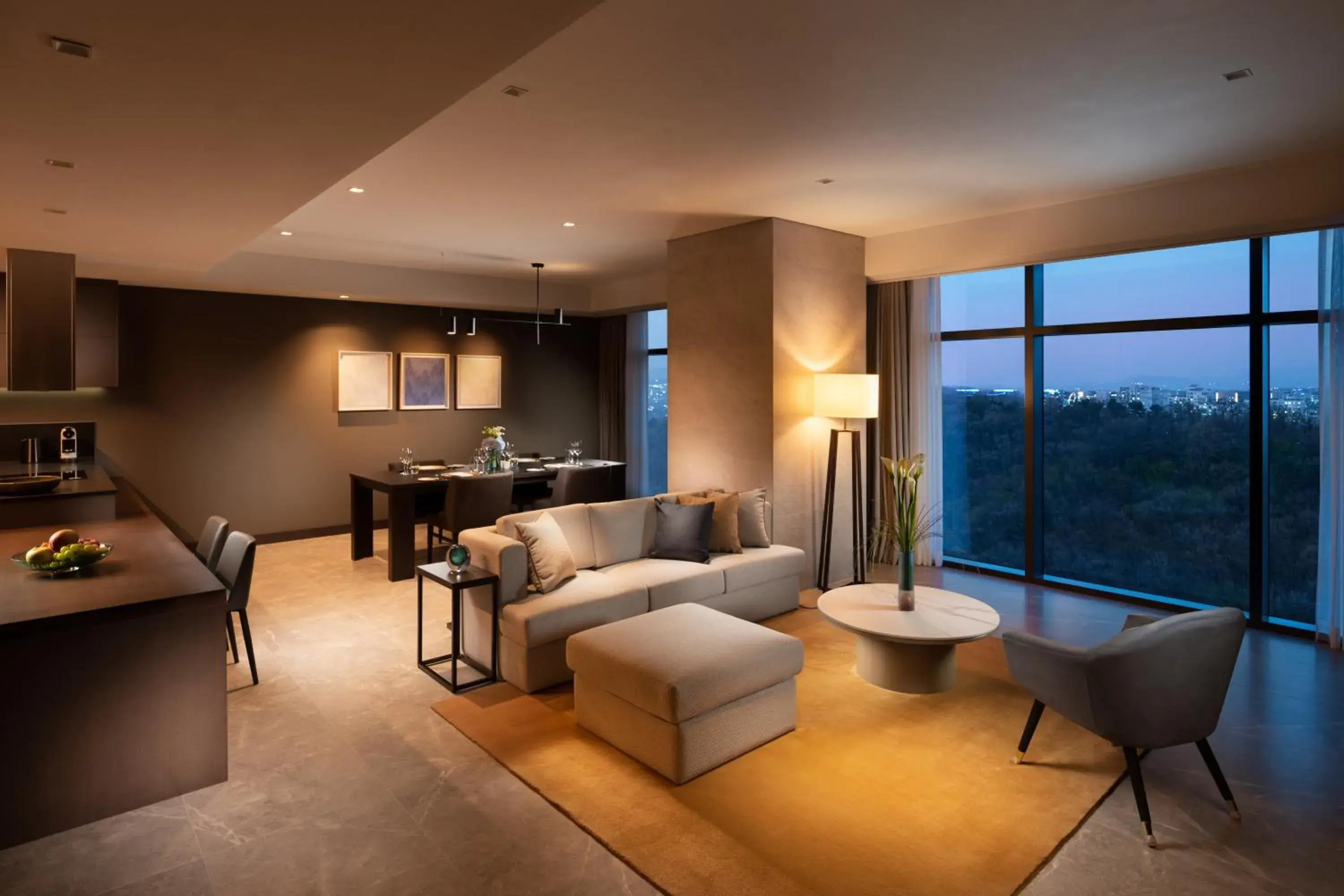 Living room, Seating Area in DoubleTree By Hilton Seoul Pangyo Residences