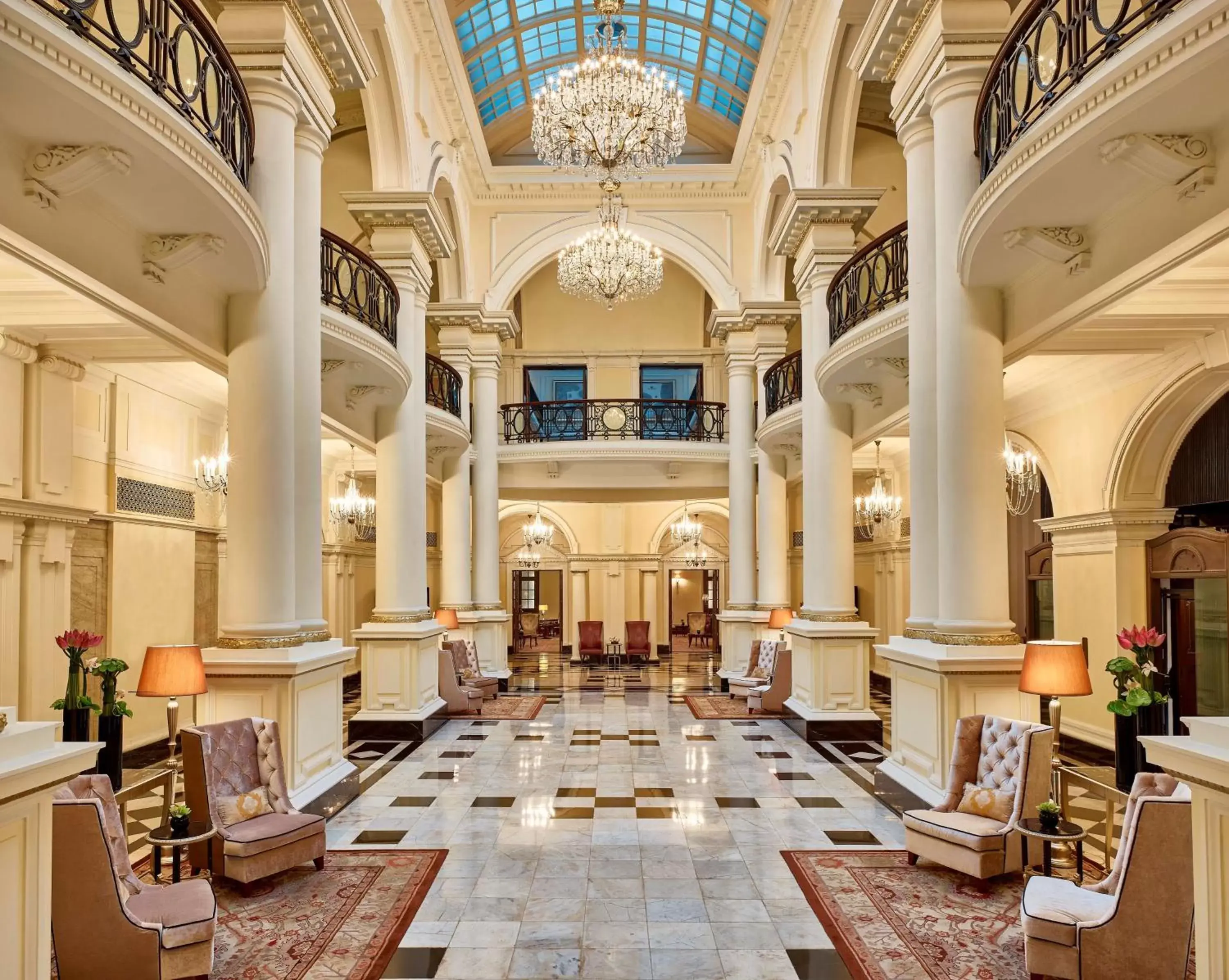 Lobby or reception, Lobby/Reception in Waldorf Astoria Shanghai on the Bund