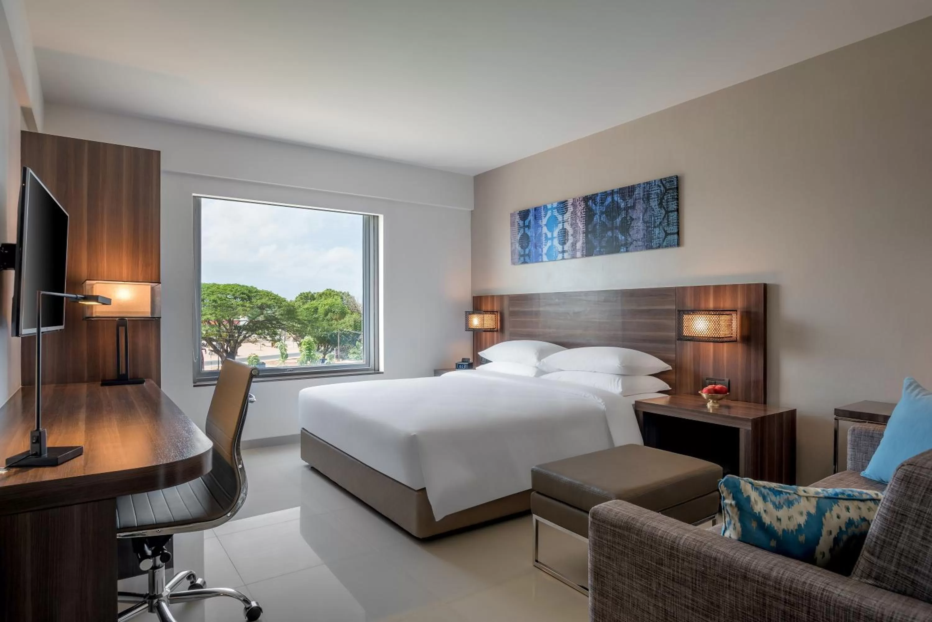 Photo of the whole room, Bed in The Residency Towers, Rameswaram