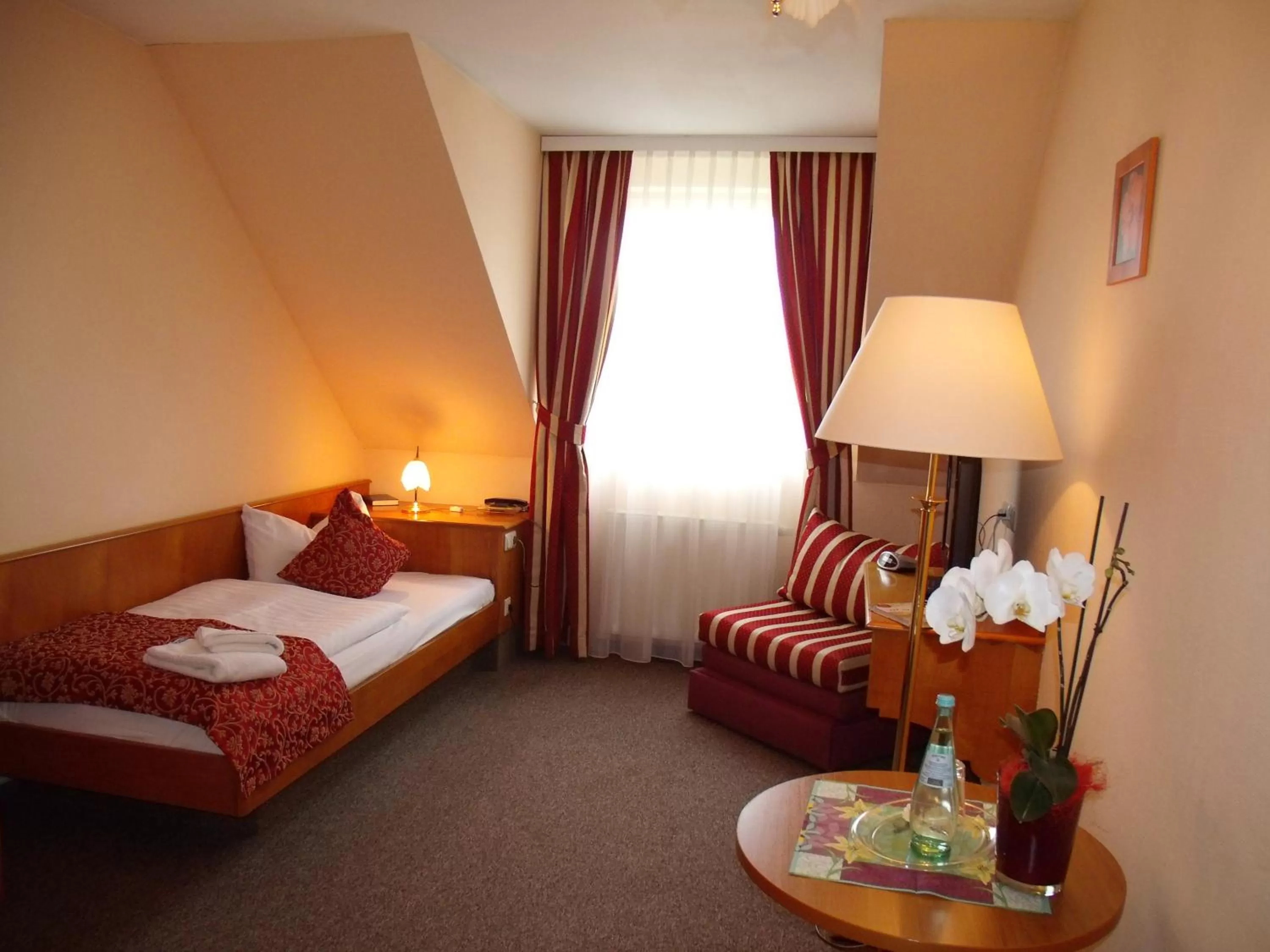 Photo of the whole room, Bed in Hotel Auerhahn