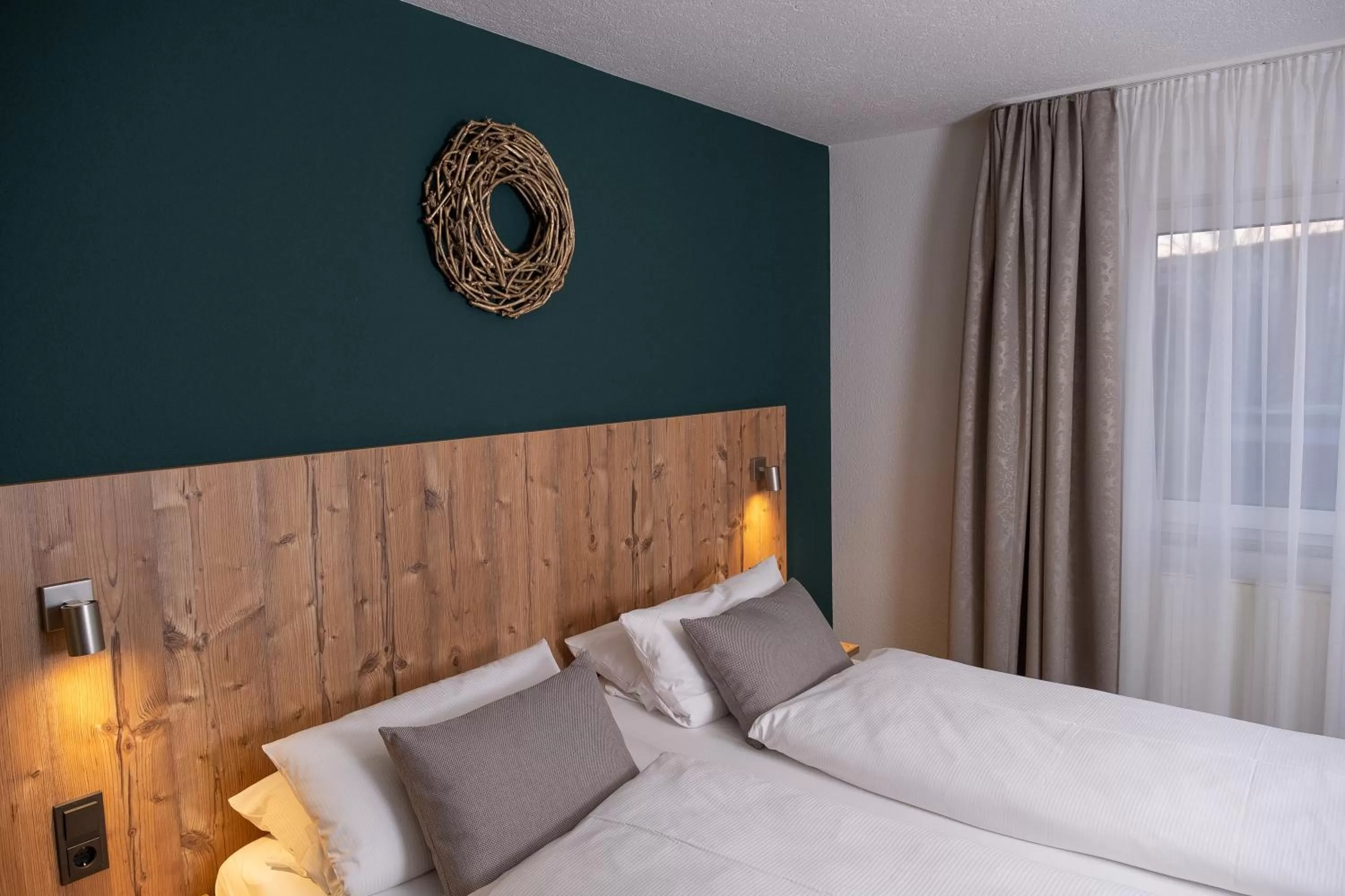 Bed in Gasthaus Hotel Kranz