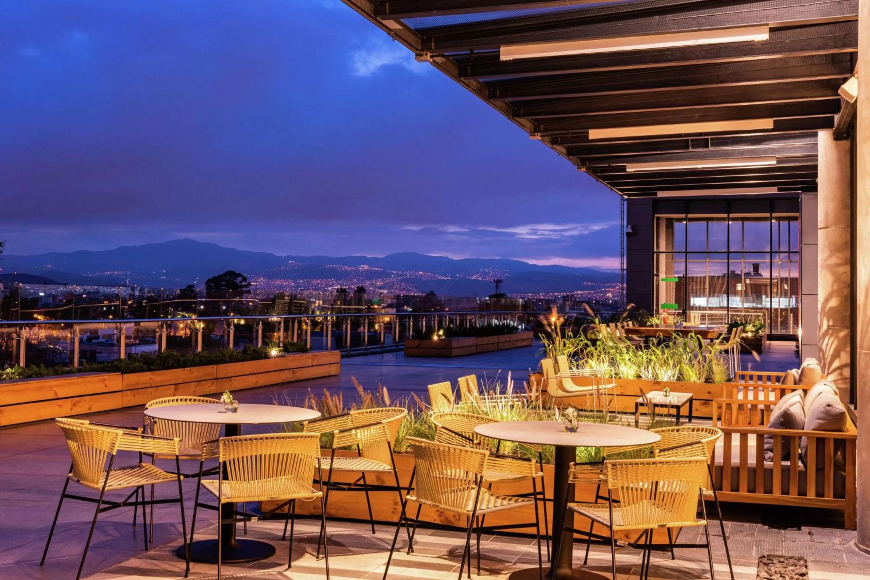 Patio in Hilton Bogota Corferias