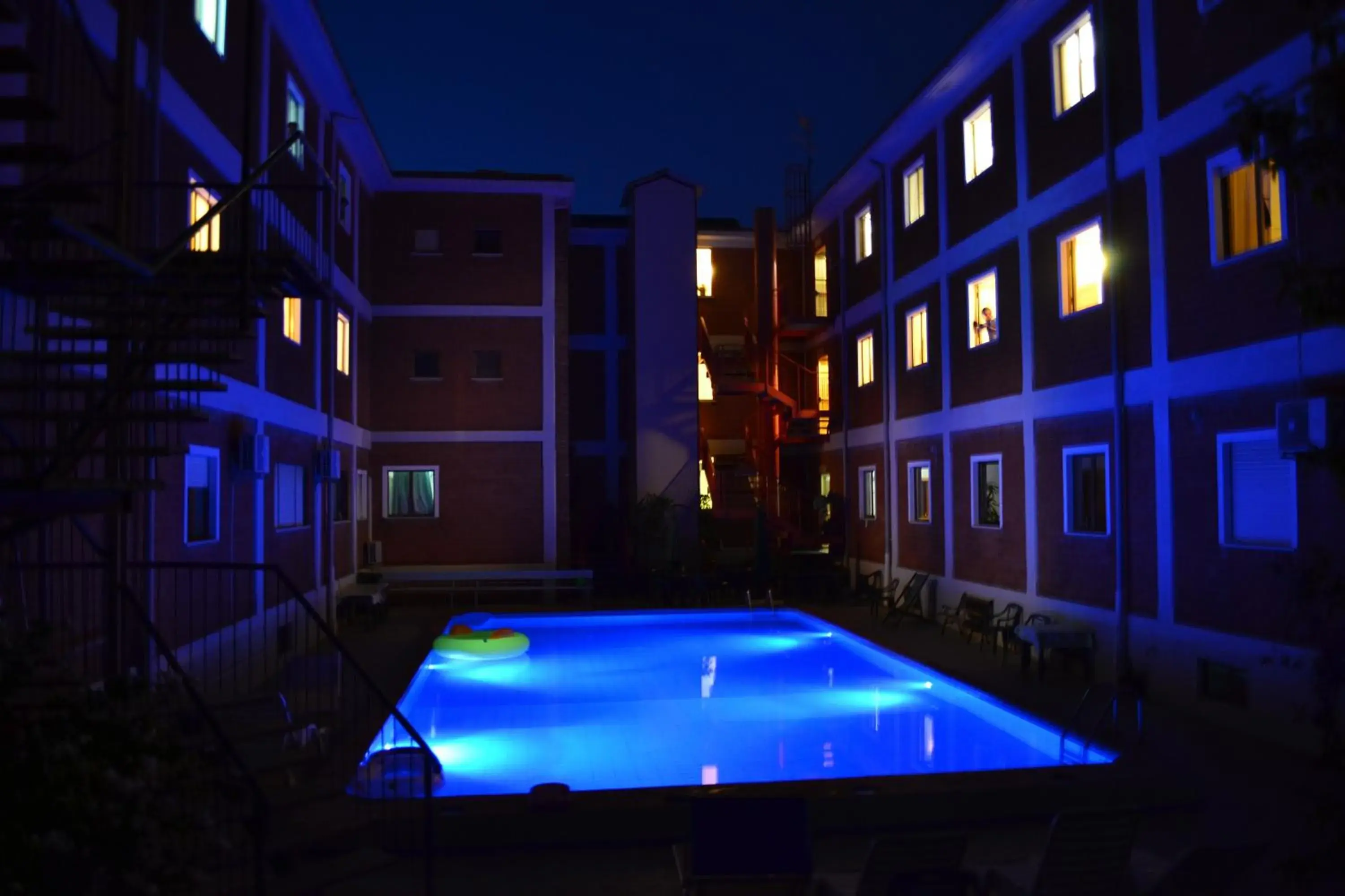 Night, Swimming Pool in Hotel Citti