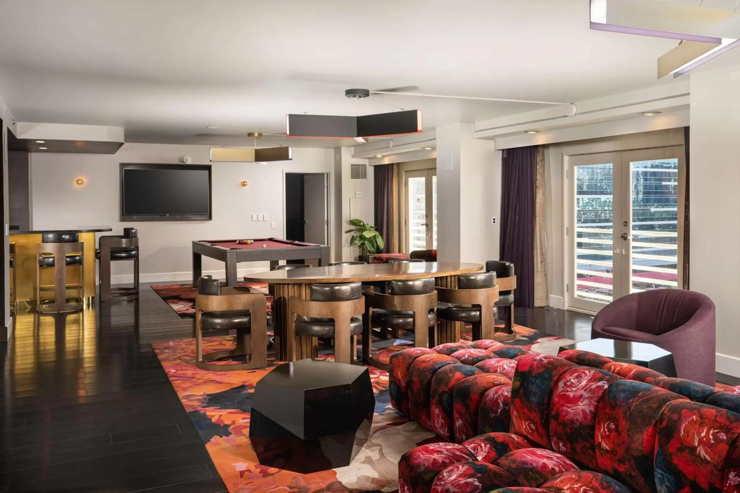 Living room, Restaurant/Places to Eat in Virgin Hotels Las Vegas, Curio Collection by Hilton