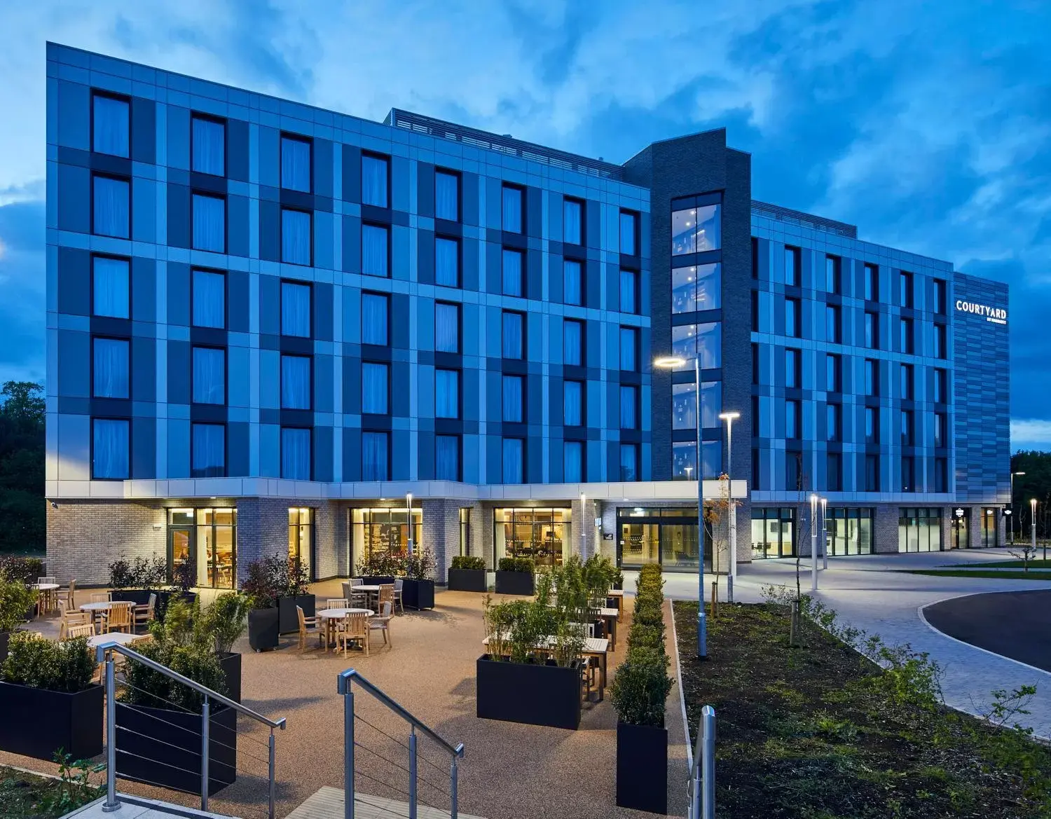 Property Building in Courtyard by Marriott Keele Staffordshire