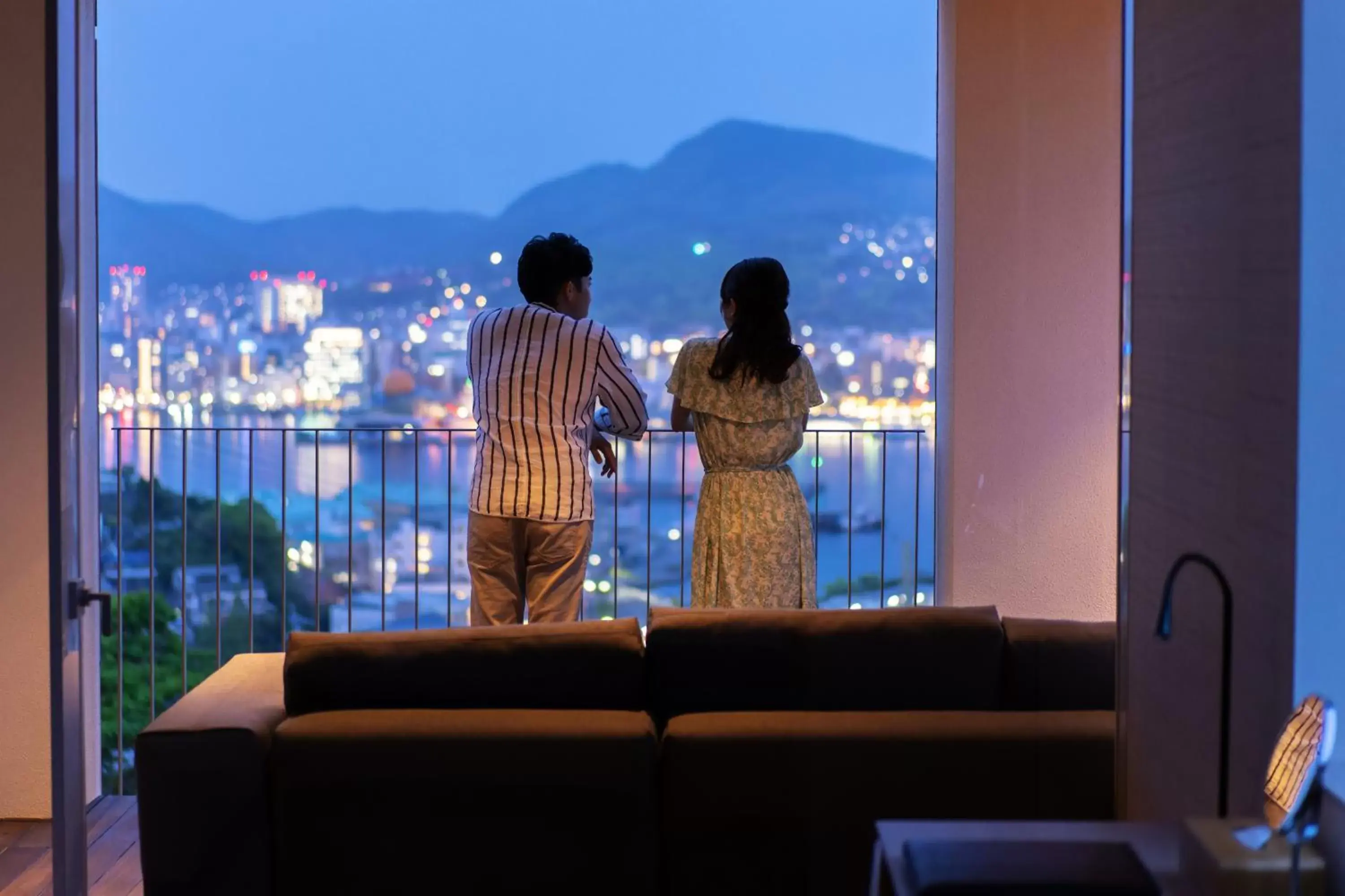 Night in Garden Terrace Nagasaki Hotel & Resort