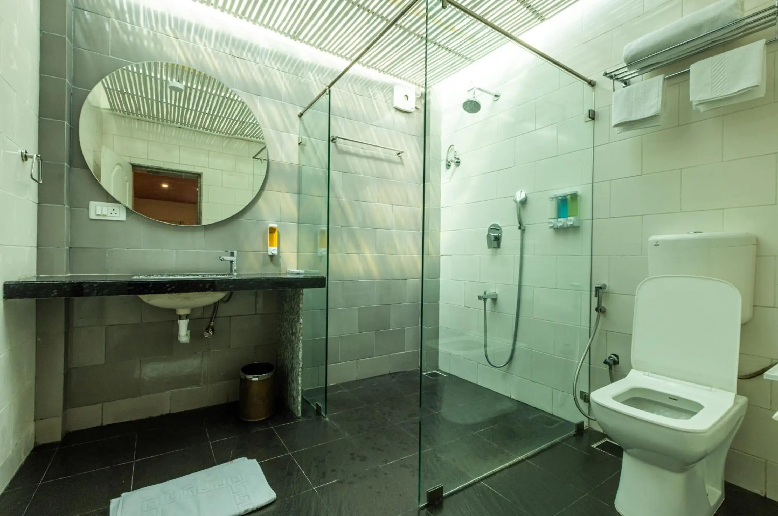 Bathroom in OCEANATURE ALIBAUG