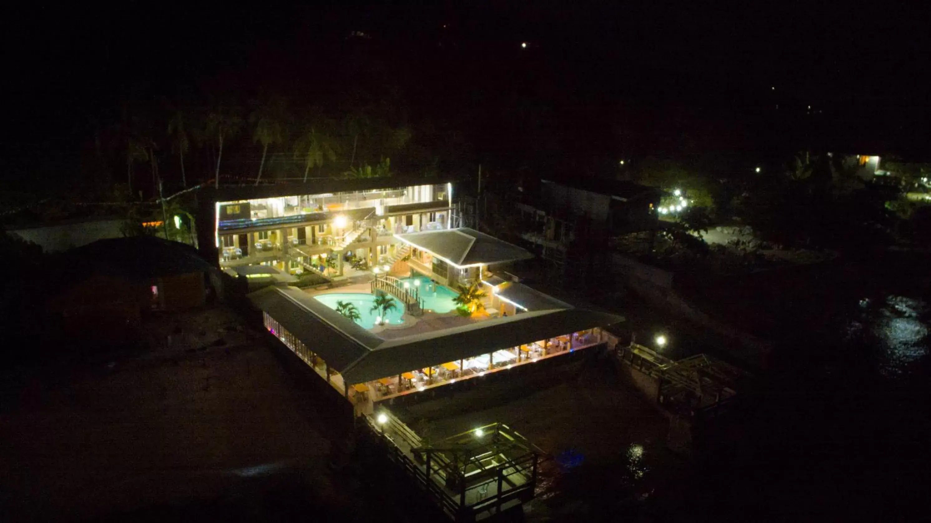 Night, Bird's-eye View in GingGing Hotel And Resort