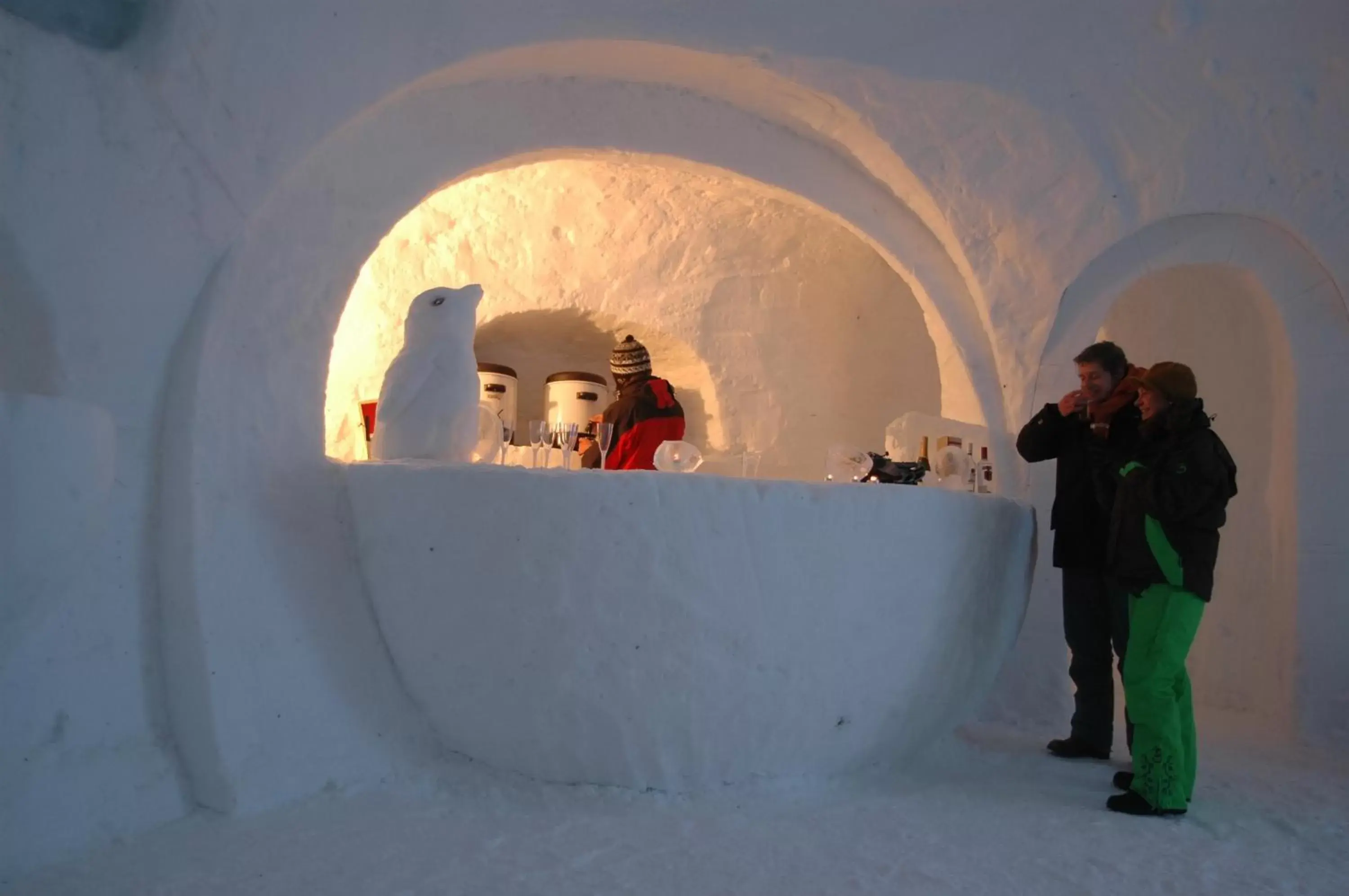 Winter, Children in Berghotel Trübsee